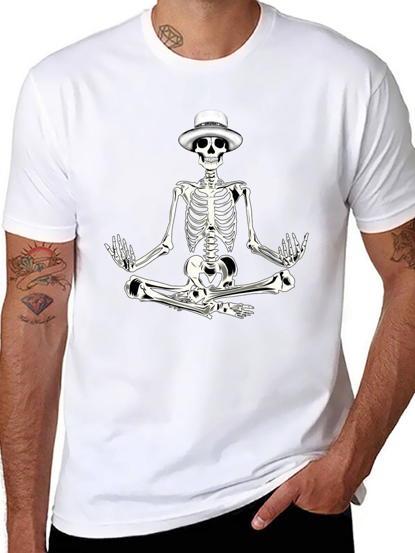 Meditating Skeleton T-Shirt