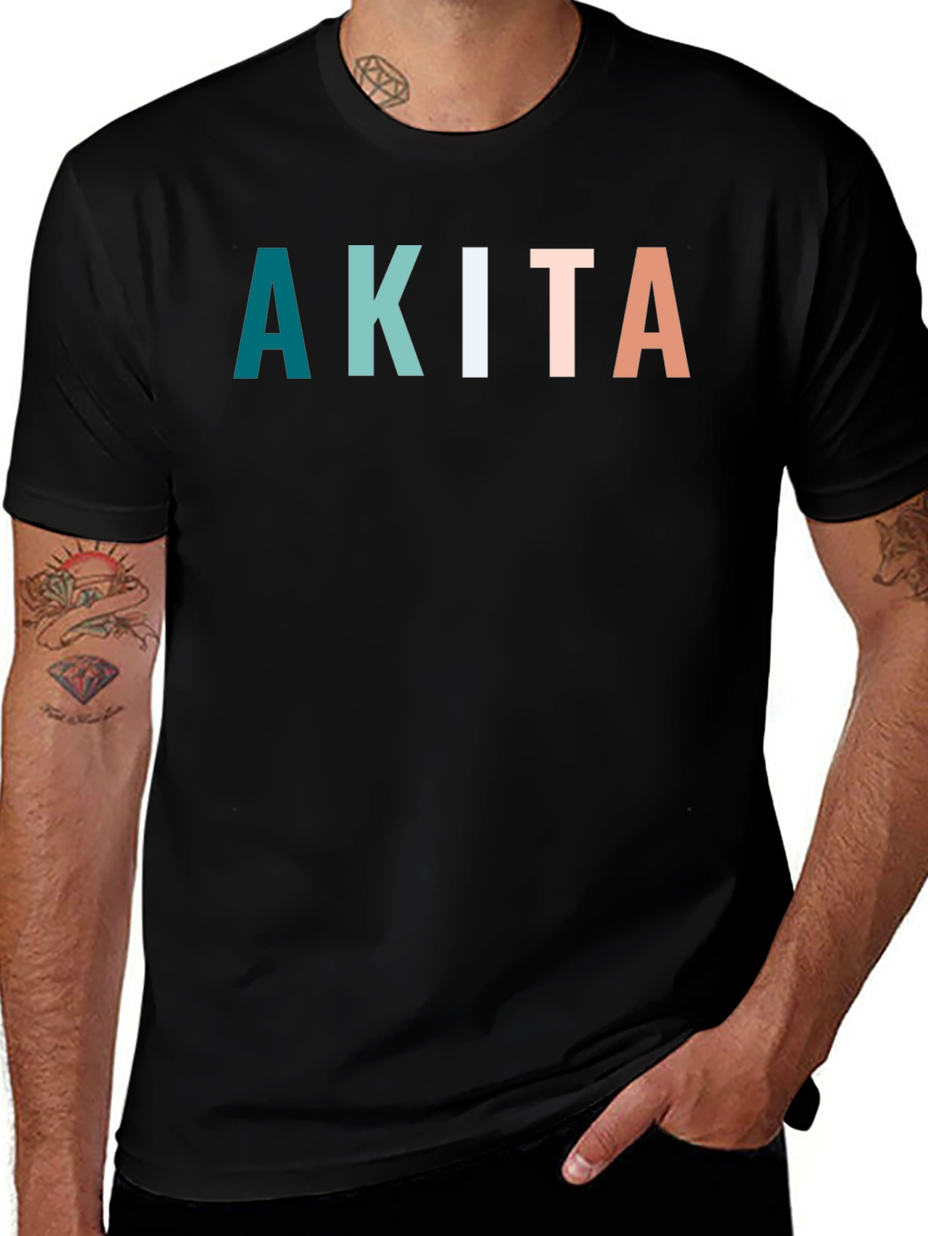 Akita Graphic Tee - Stylish Dog Lovers T-Shirt