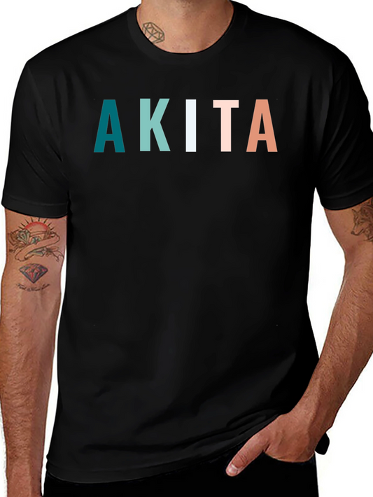 Akita Graphic Tee - Stylish Dog Lovers T-Shirt