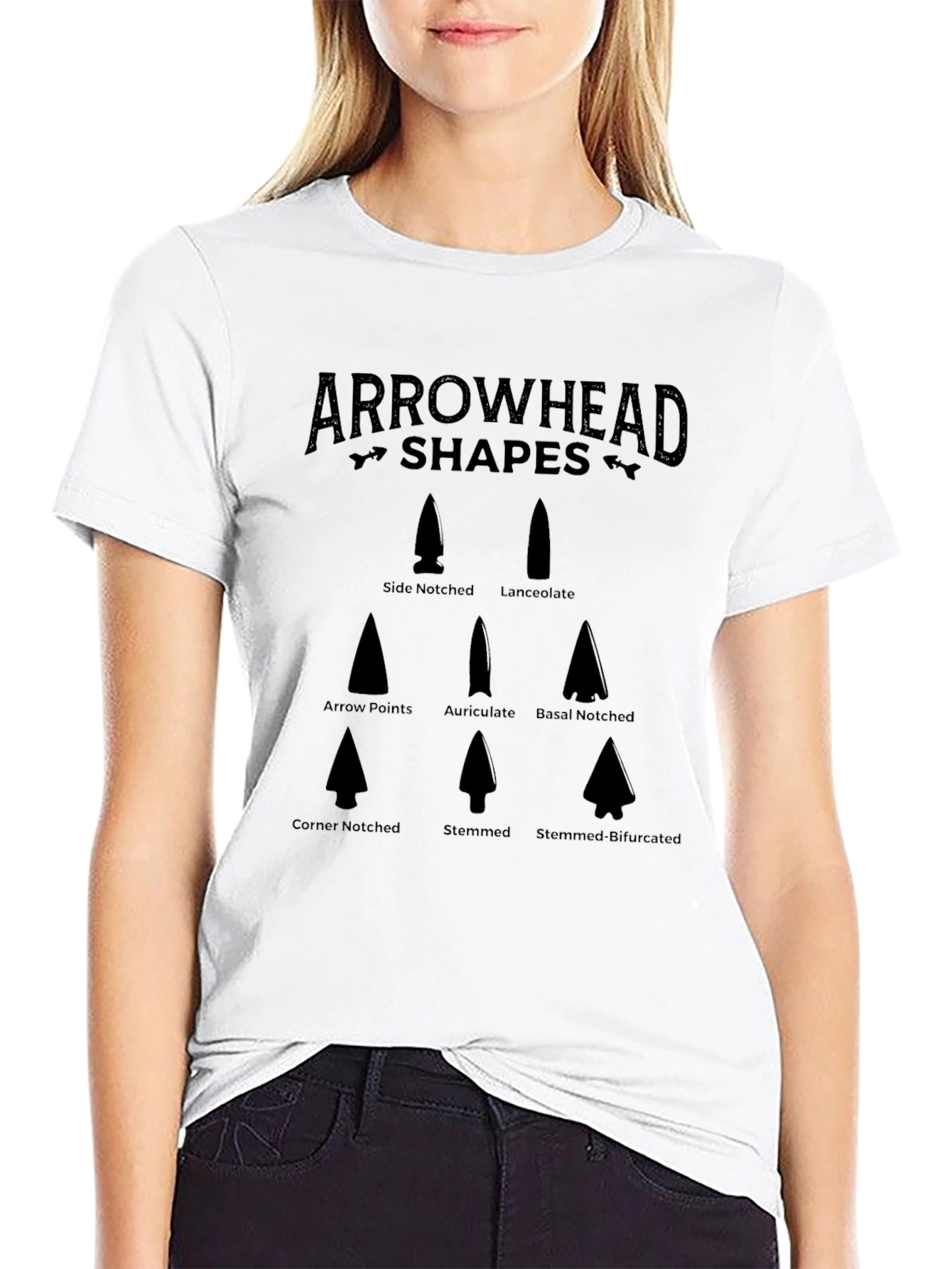 Arrowhead Shapes T-Shirt - Archaeology Tee