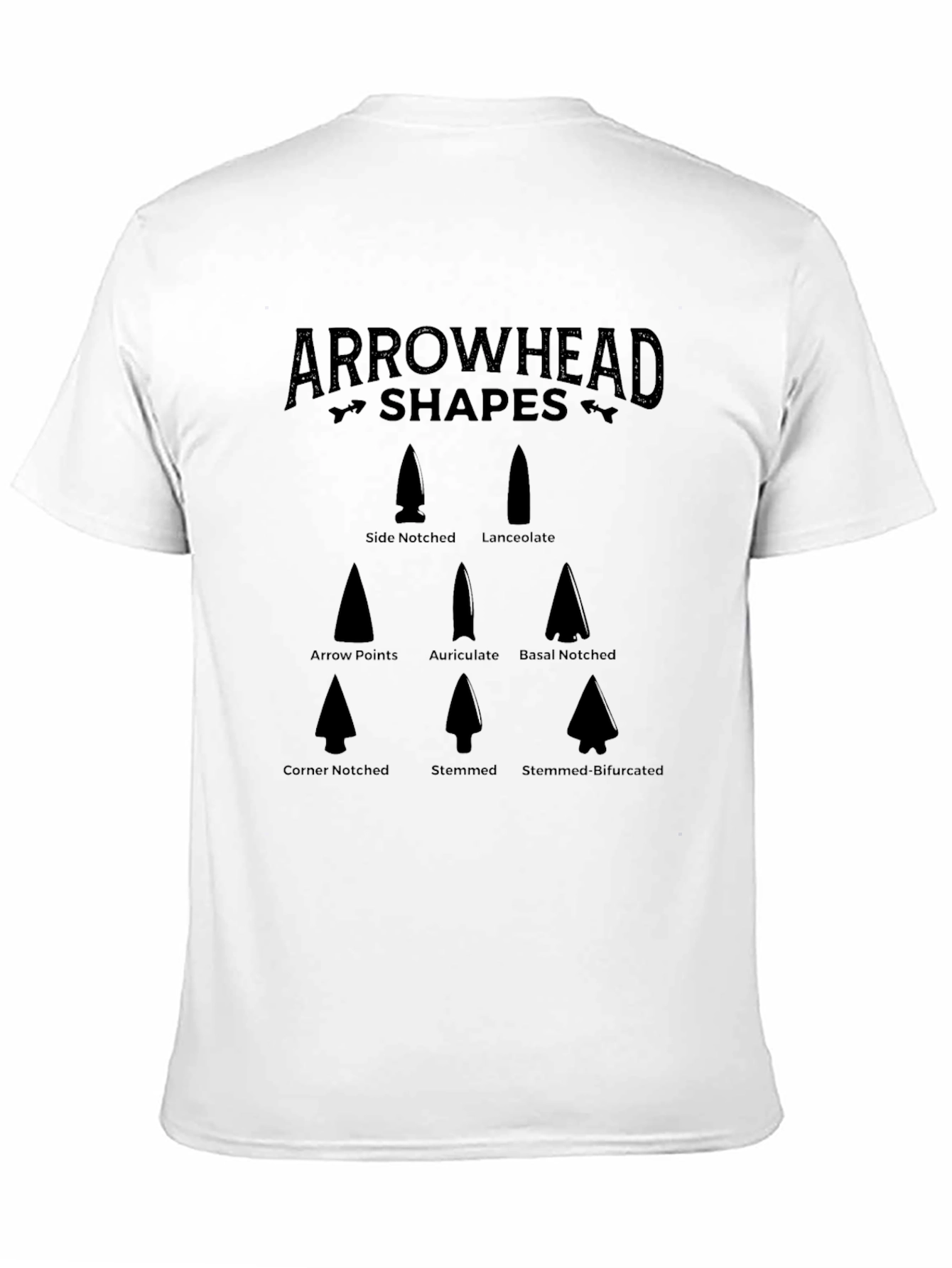 Arrowhead Shapes T-Shirt - Archaeology Tee