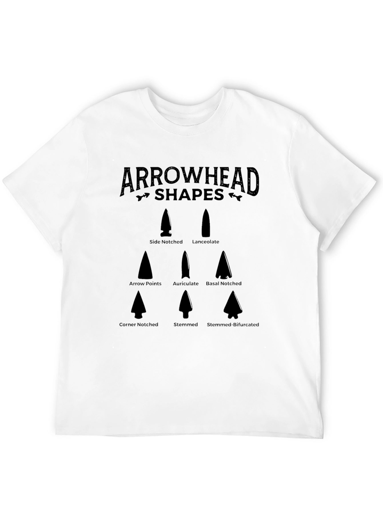 Arrowhead Shapes T-Shirt - Archaeology Tee