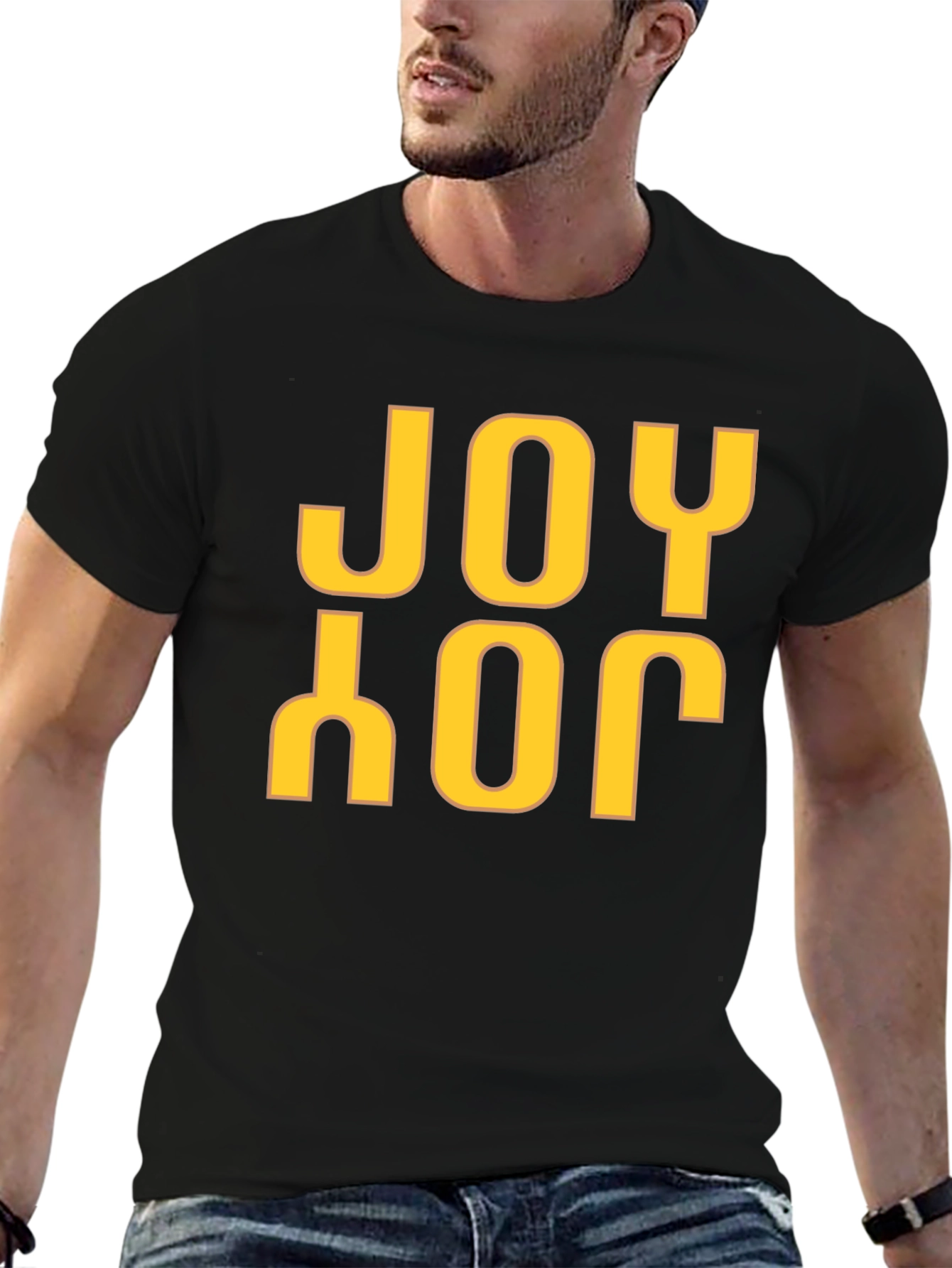 Joy T-Shirt - Black Graphic Tee