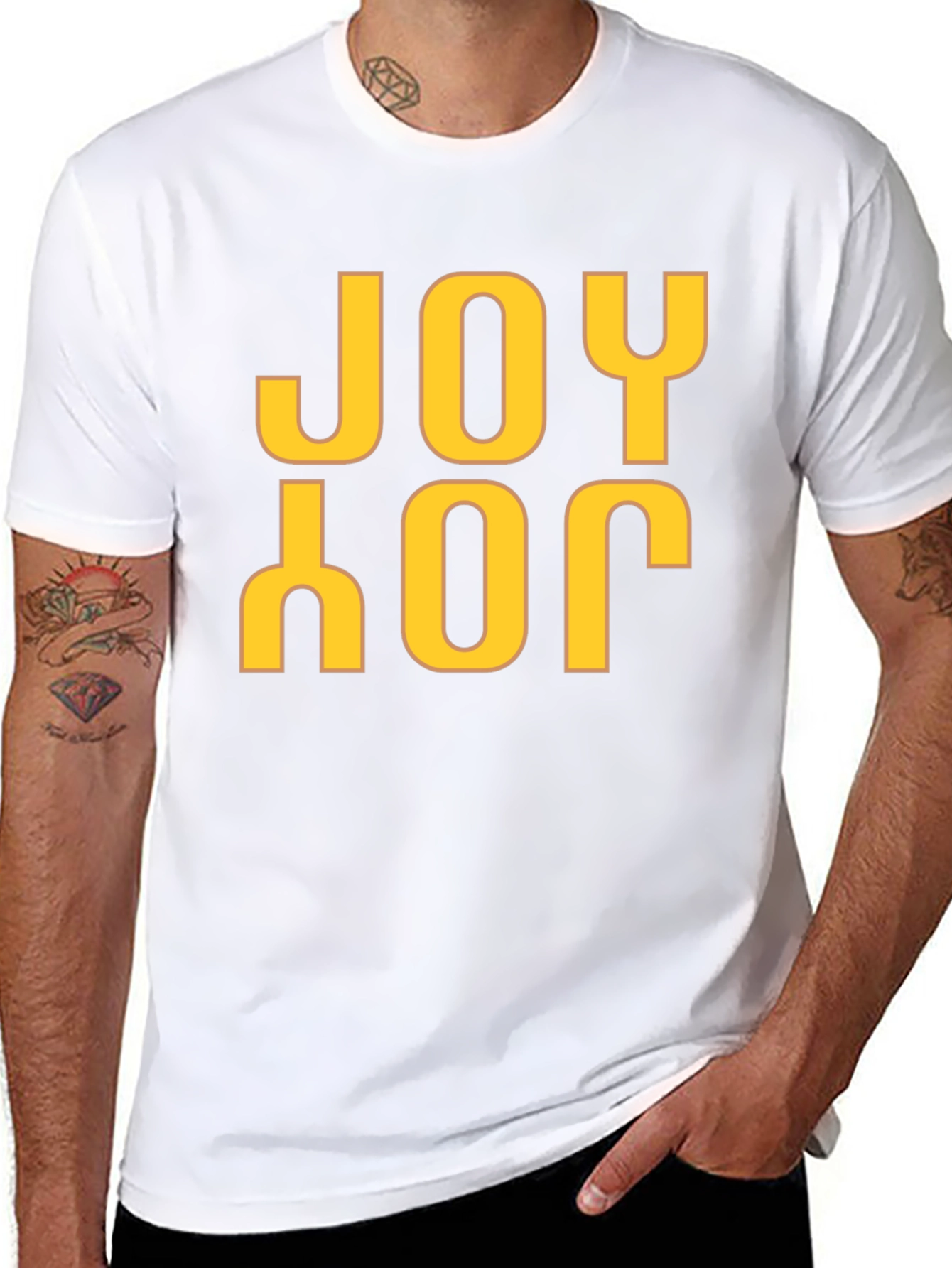 Joy T-Shirt - Black Graphic Tee