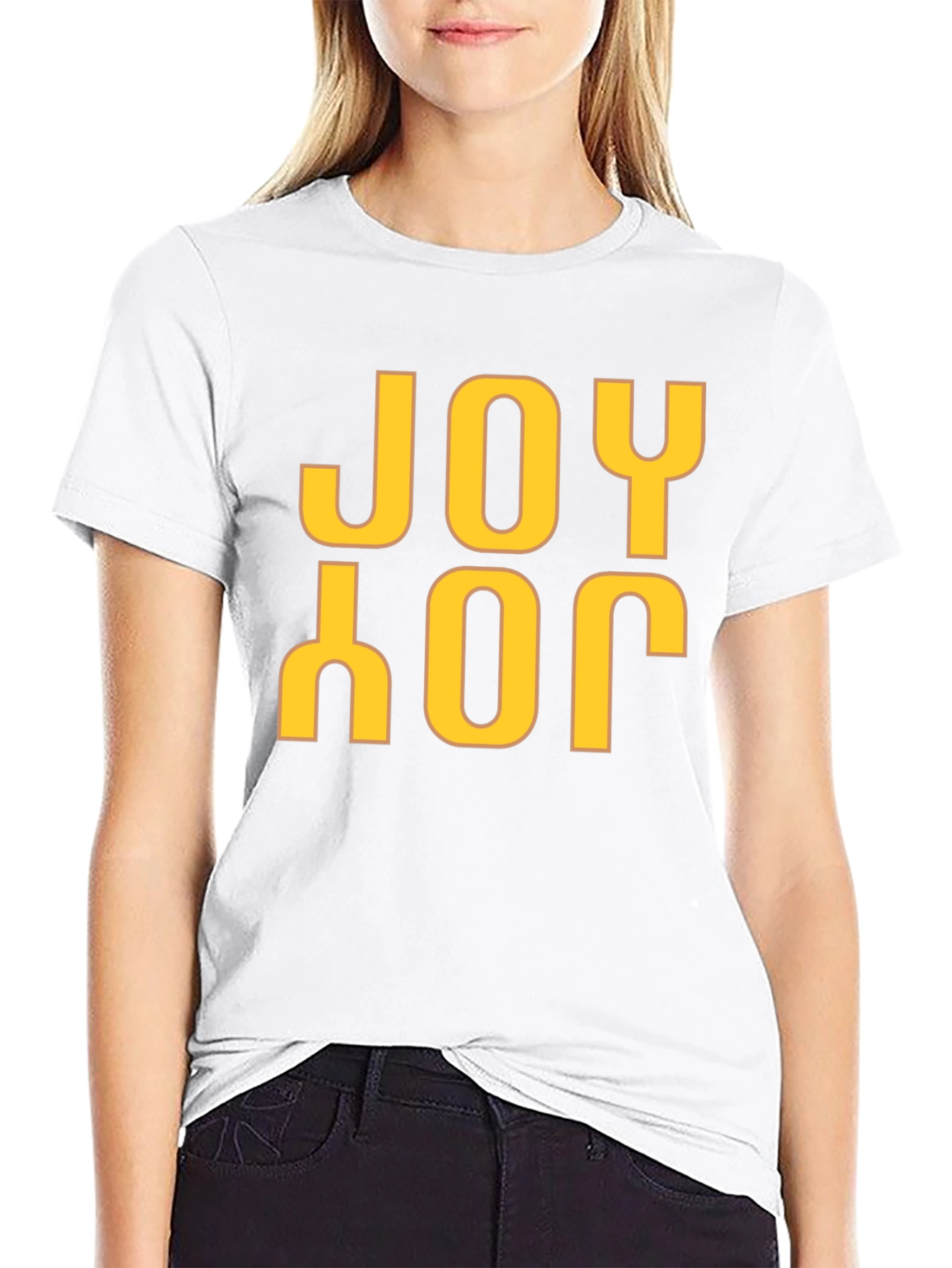 Joy T-Shirt - Black Graphic Tee