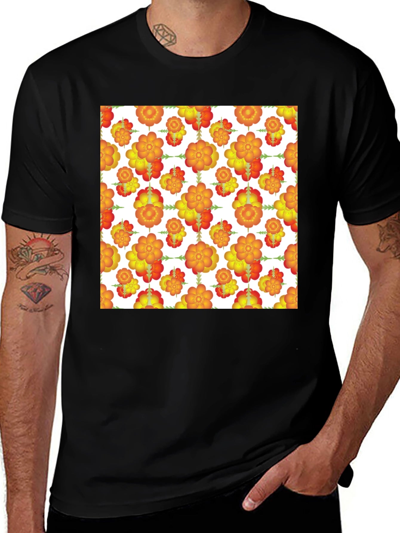 Floral Print T-Shirt