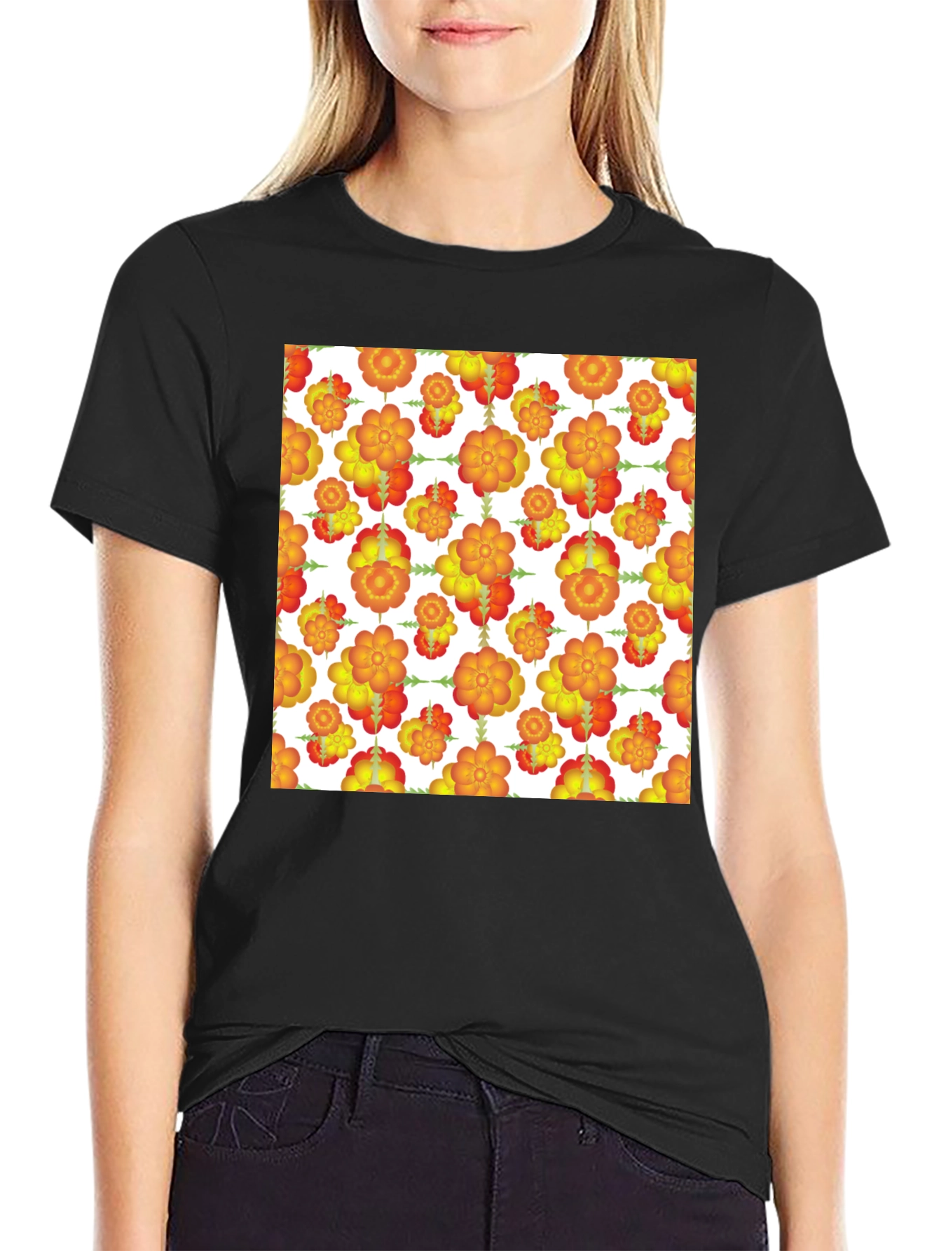 Floral Print T-Shirt