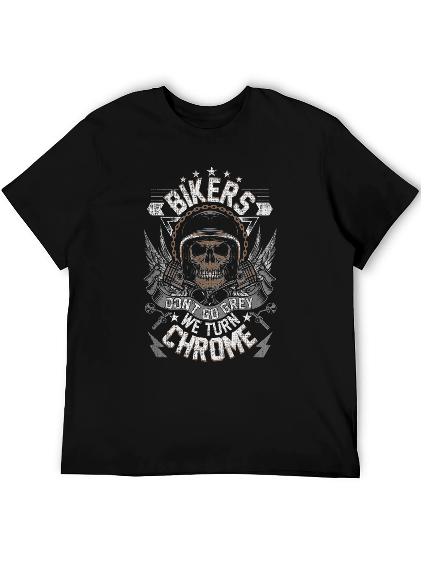 Bikers Dont Go Grey T-Shirt