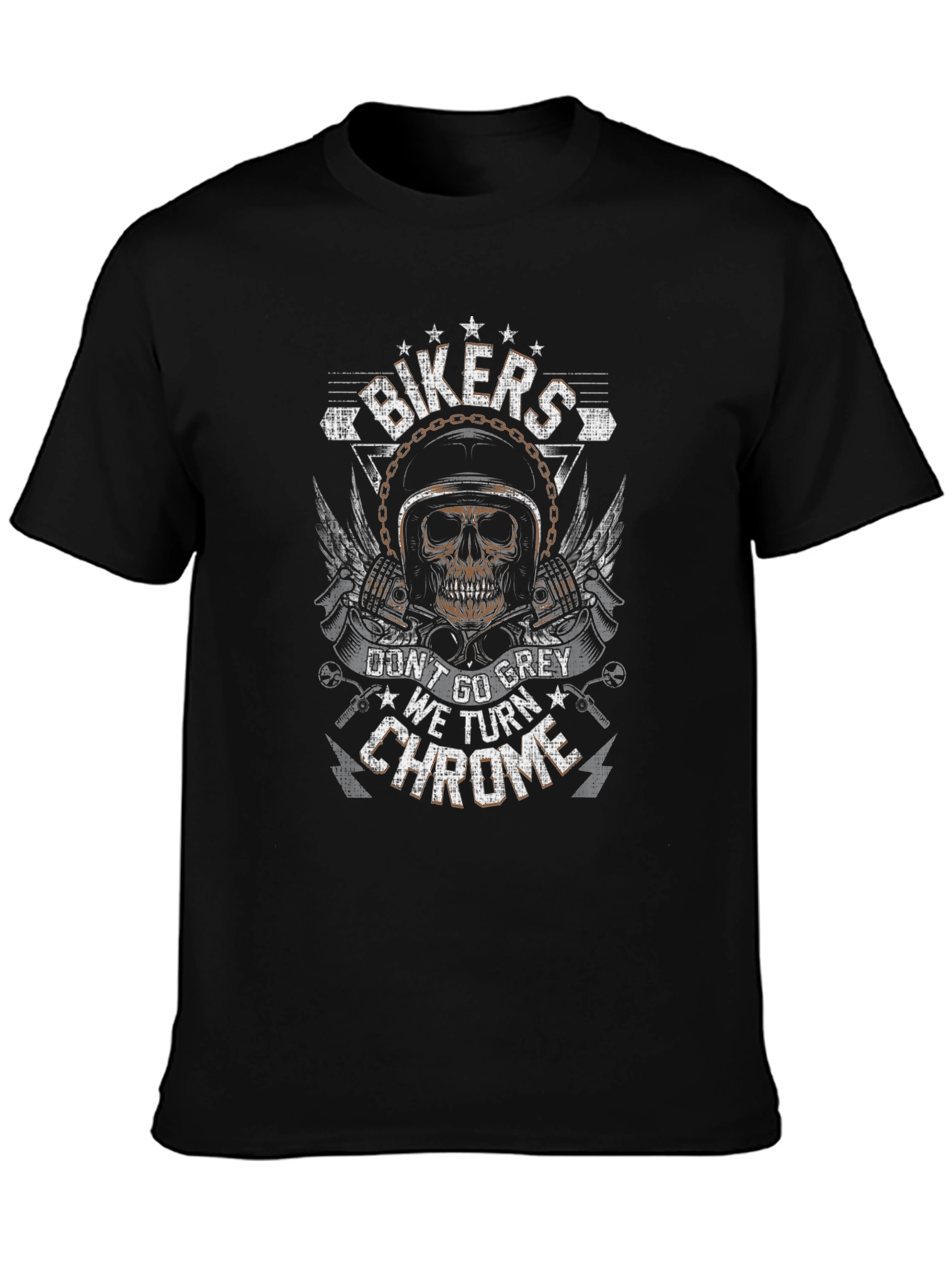 Bikers Dont Go Grey T-Shirt