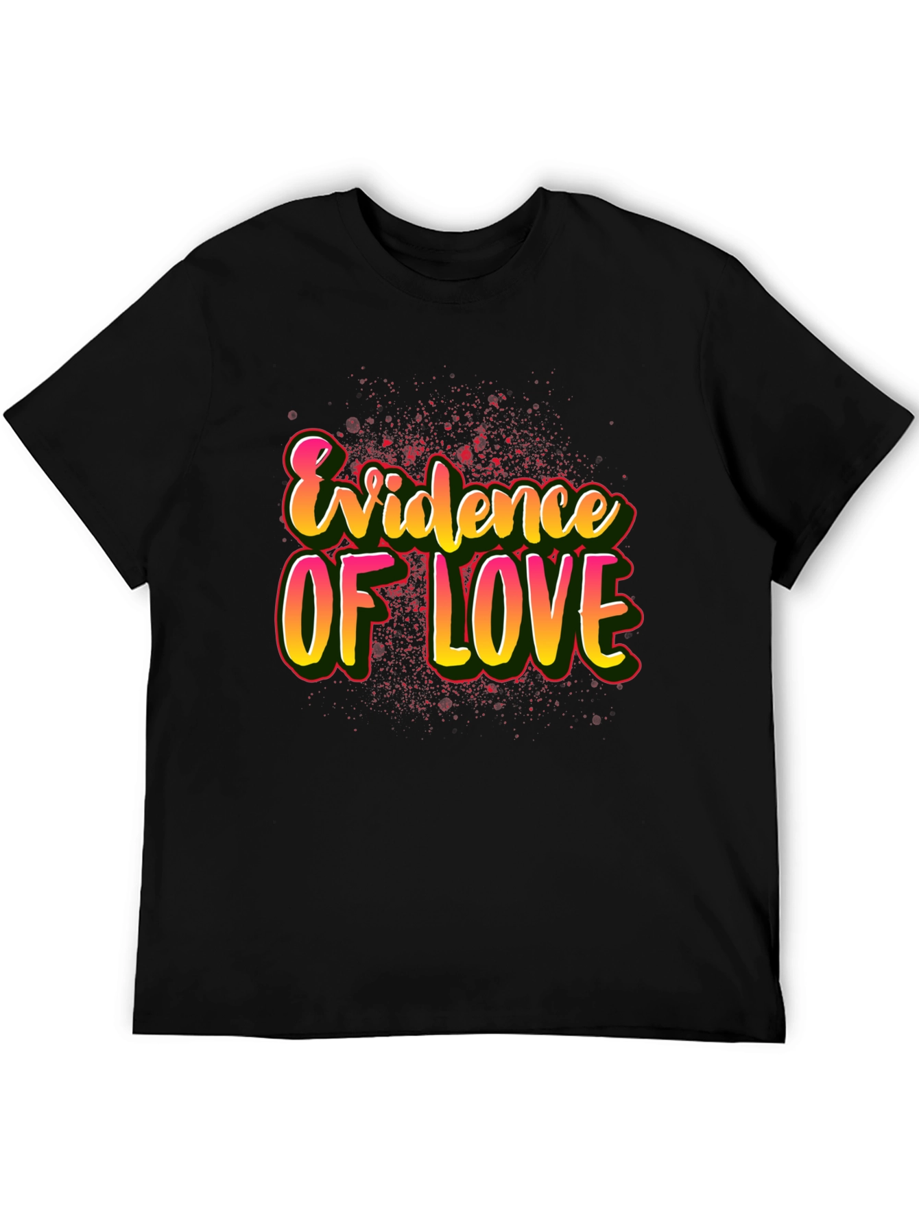 Evidence of Love Graphic T-Shirt - Trendy Casual Wear