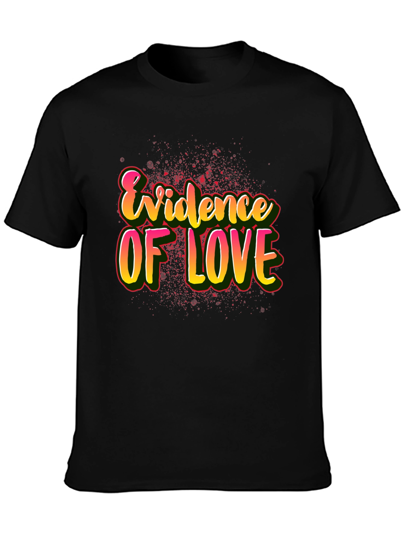 Evidence of Love Graphic T-Shirt - Trendy Casual Wear