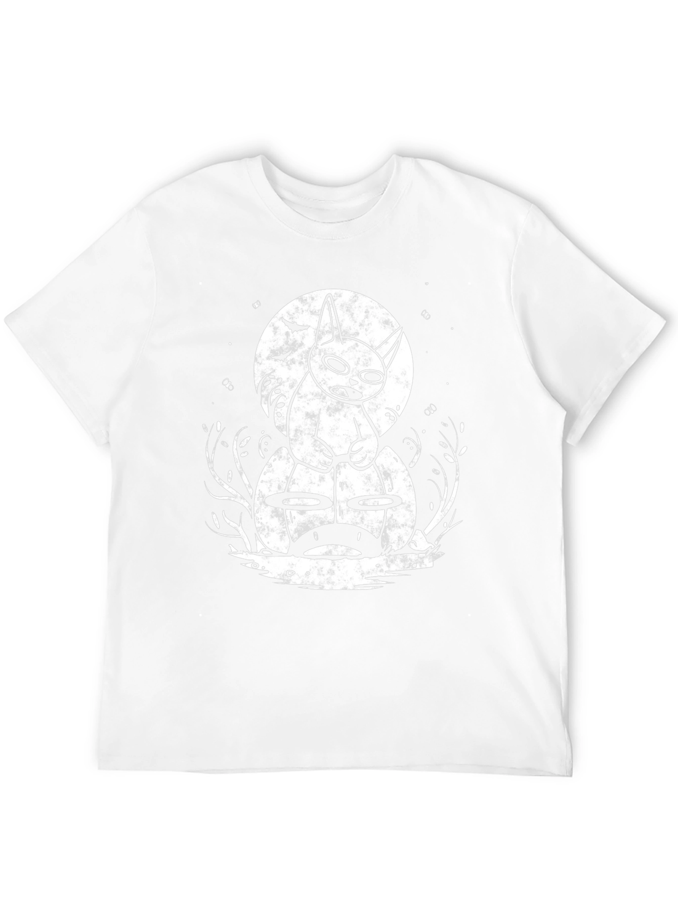 Spooky Cat on Pumpkin Graphic Tee