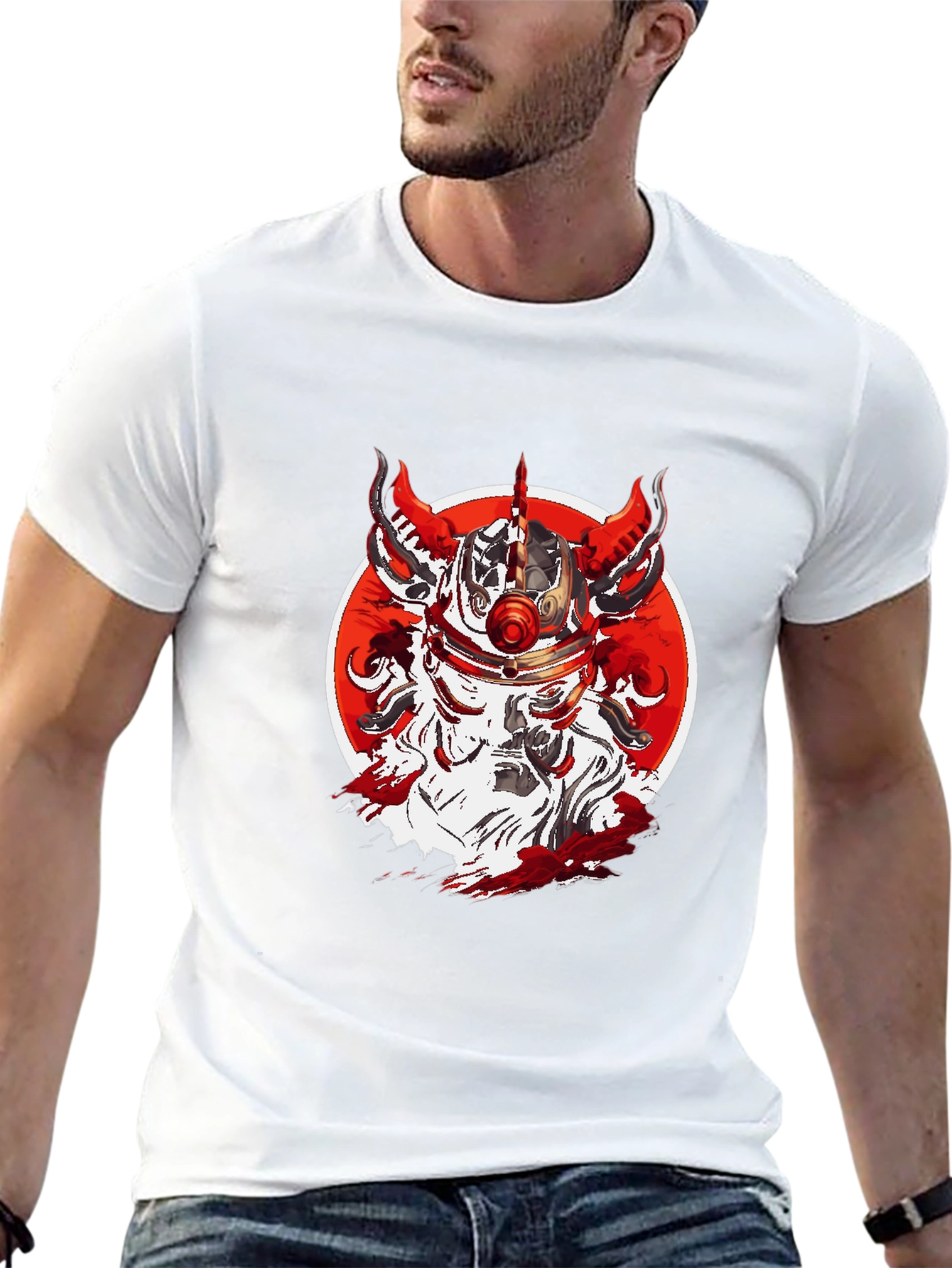 Red Horned Warrior T-Shirt