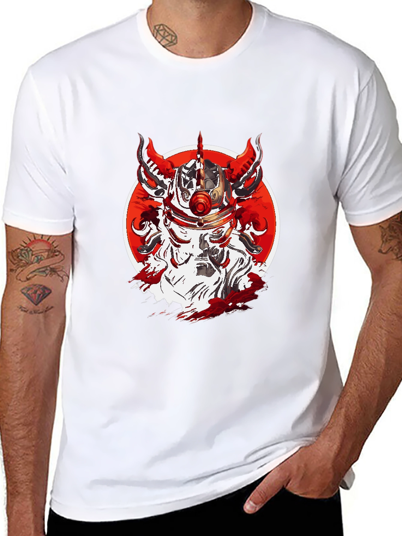 Red Horned Warrior T-Shirt
