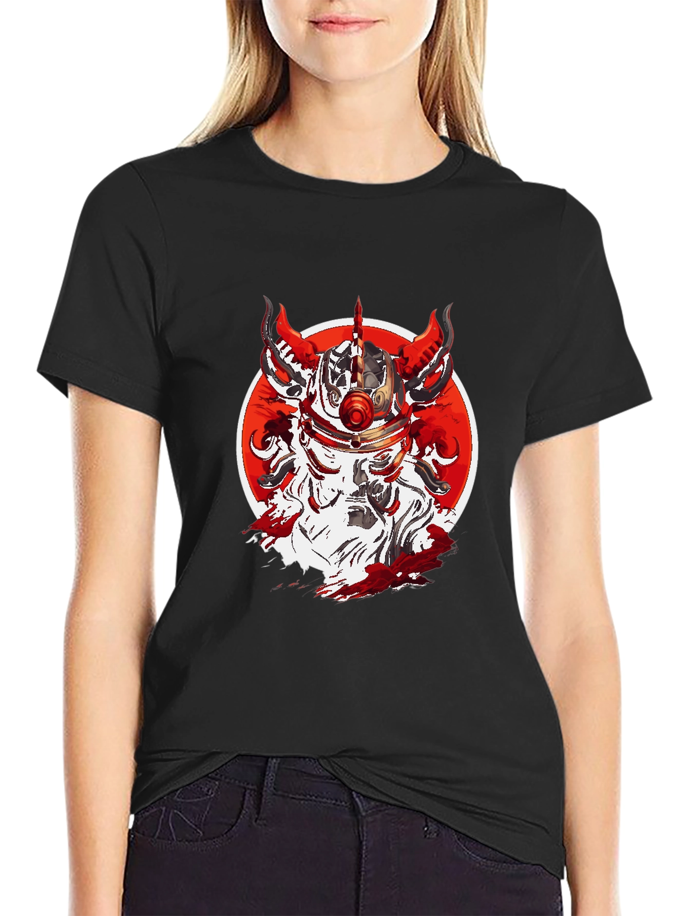 Red Horned Warrior T-Shirt