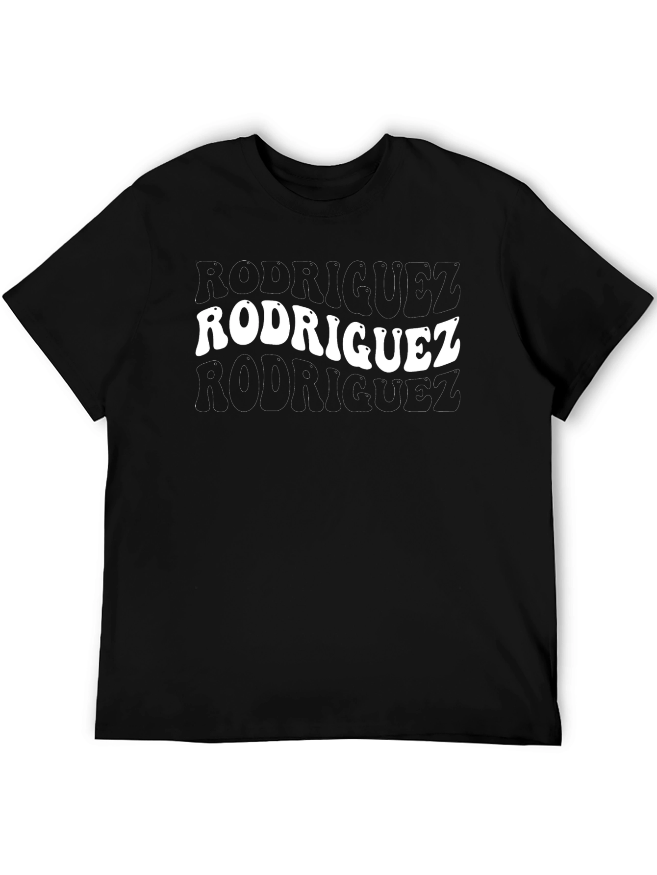 Rodriguez Graphic Tee - Stylish Black Cotton T-Shirt