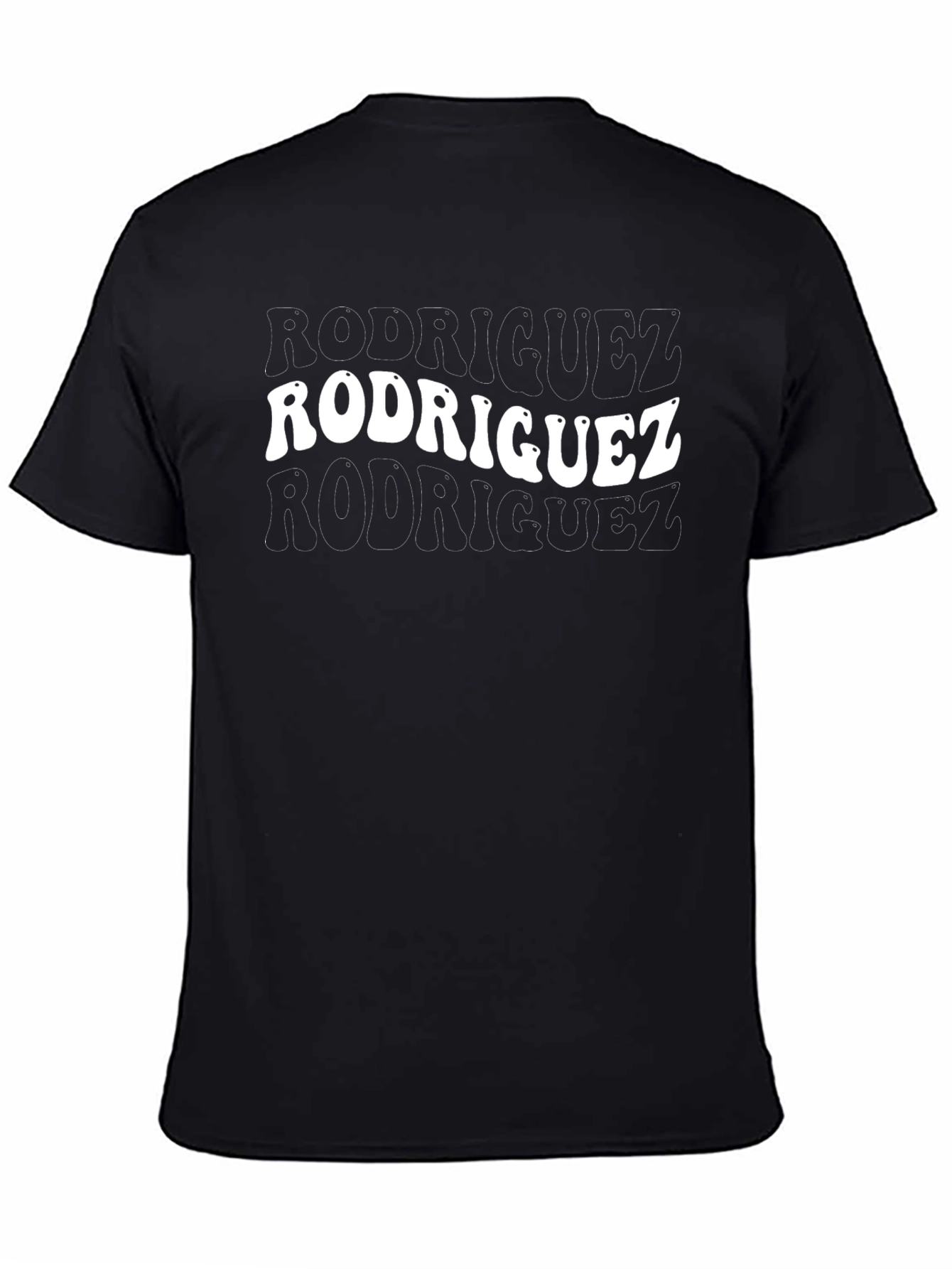 Rodriguez Graphic Tee - Stylish Black Cotton T-Shirt