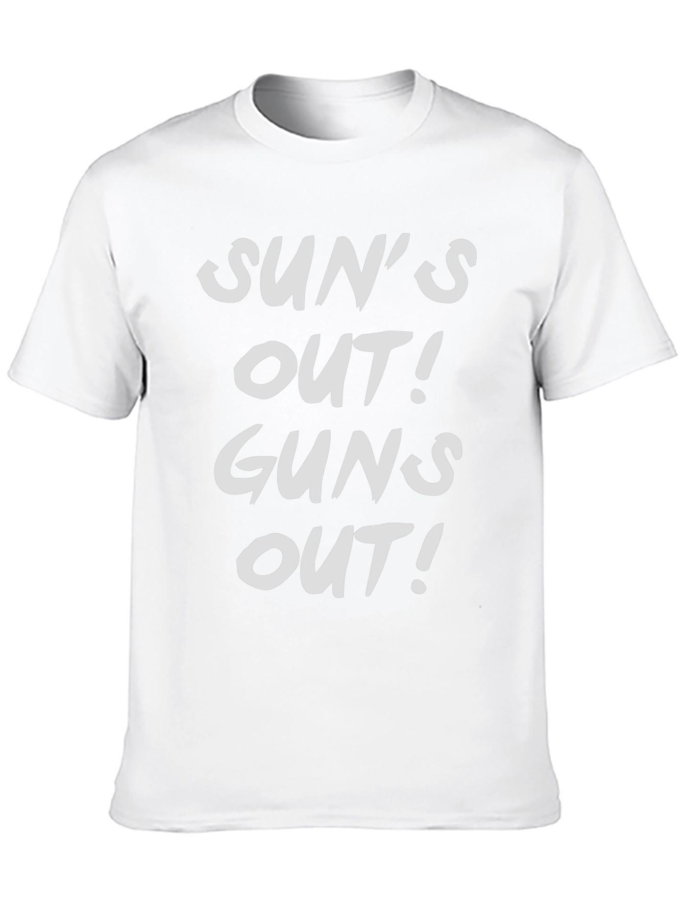 Suns Out Guns Out T-Shirt - Black