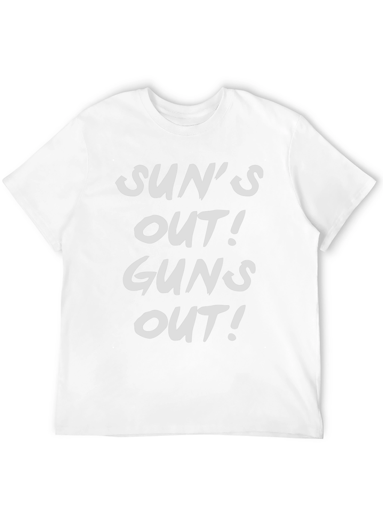 Suns Out Guns Out T-Shirt - Black