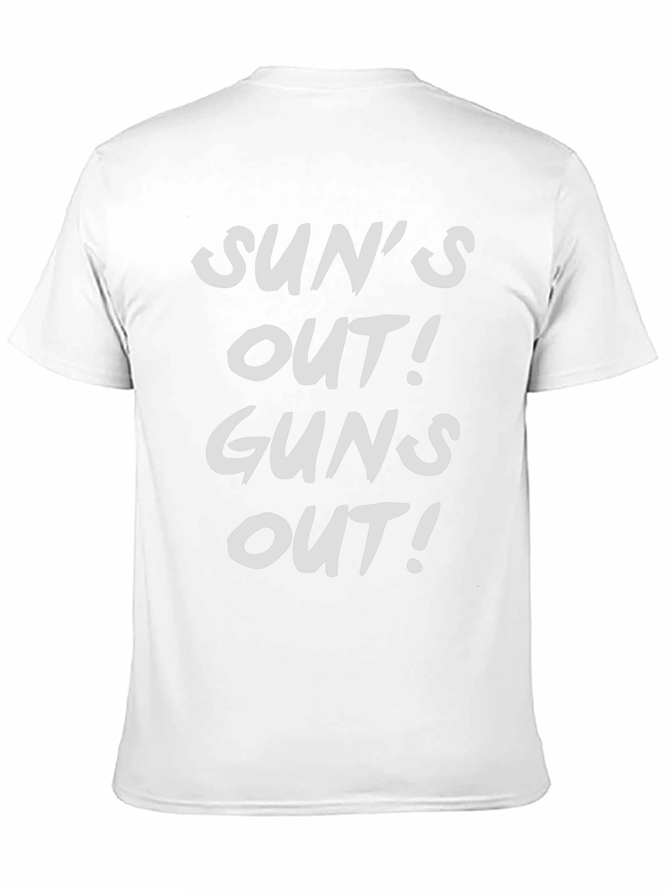 Suns Out Guns Out T-Shirt - Black
