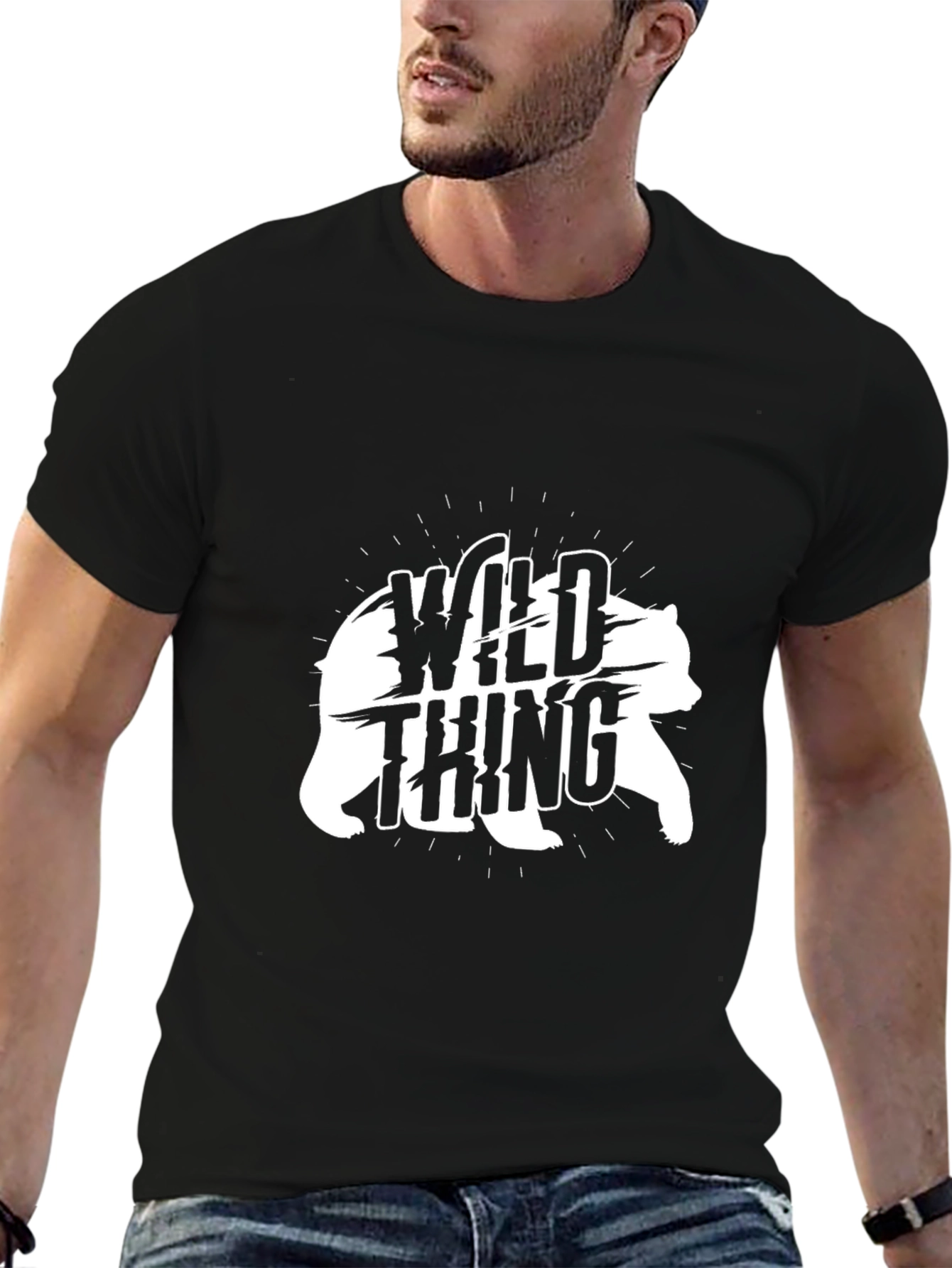 Wild Thing Bear Graphic T-Shirt