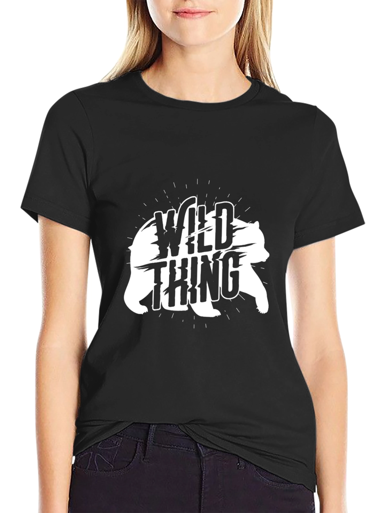 Wild Thing Bear Graphic T-Shirt