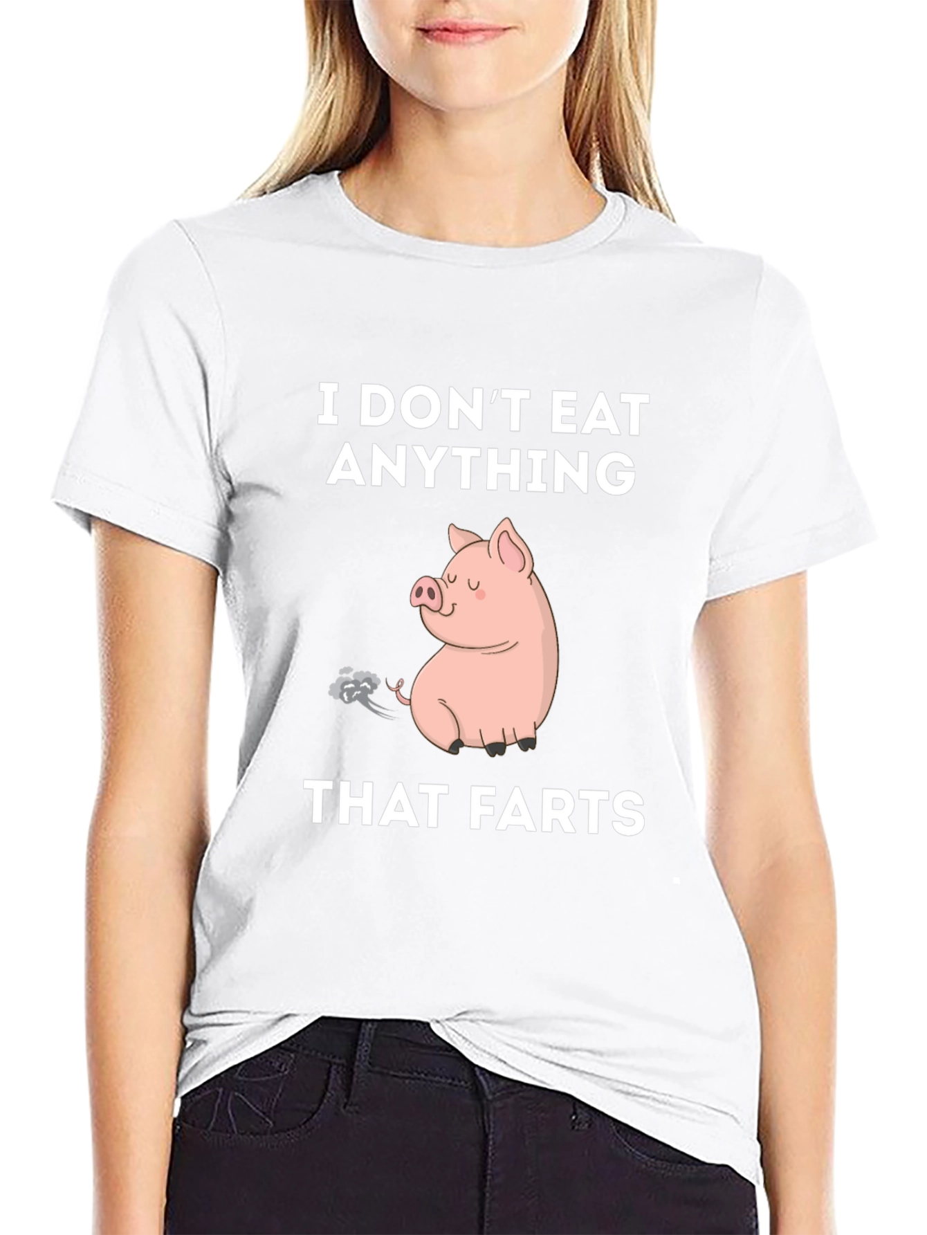 I Dont Eat Anything That Farts T-Shirt Vegan Tee