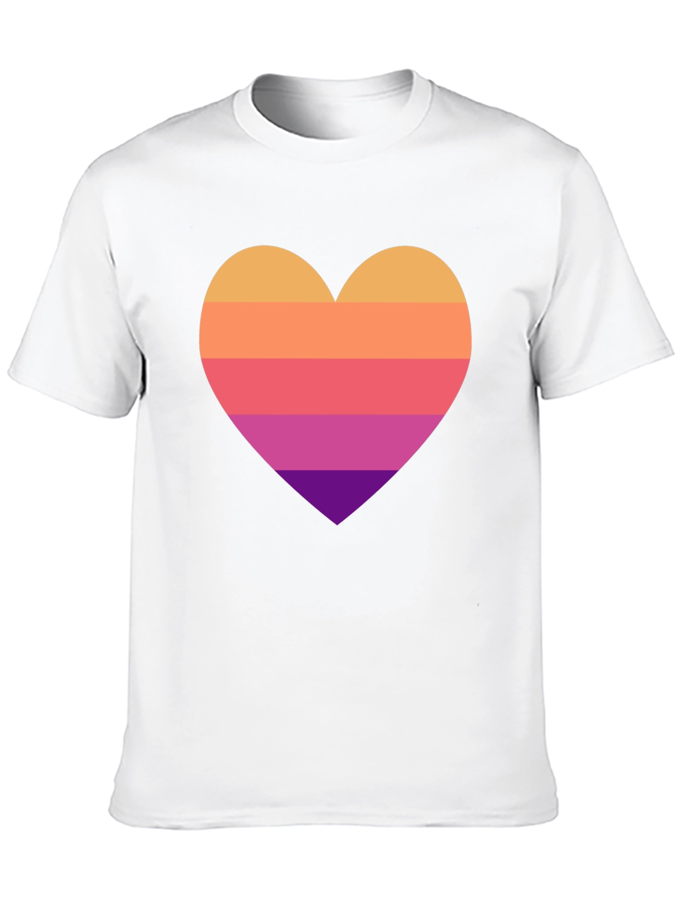 Retro Heart Graphic Tee - Stylish Comfort
