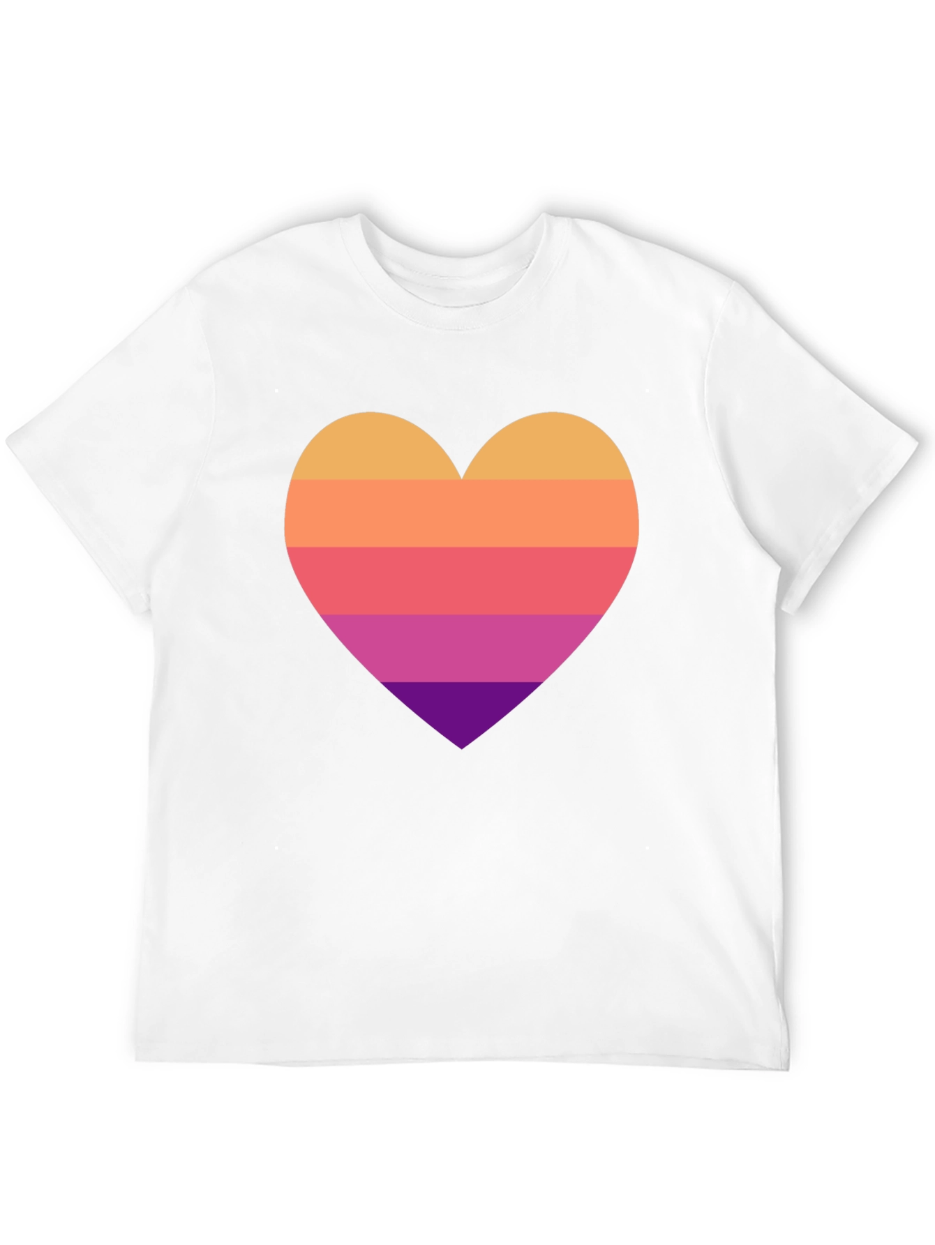 Retro Heart Graphic Tee - Stylish Comfort