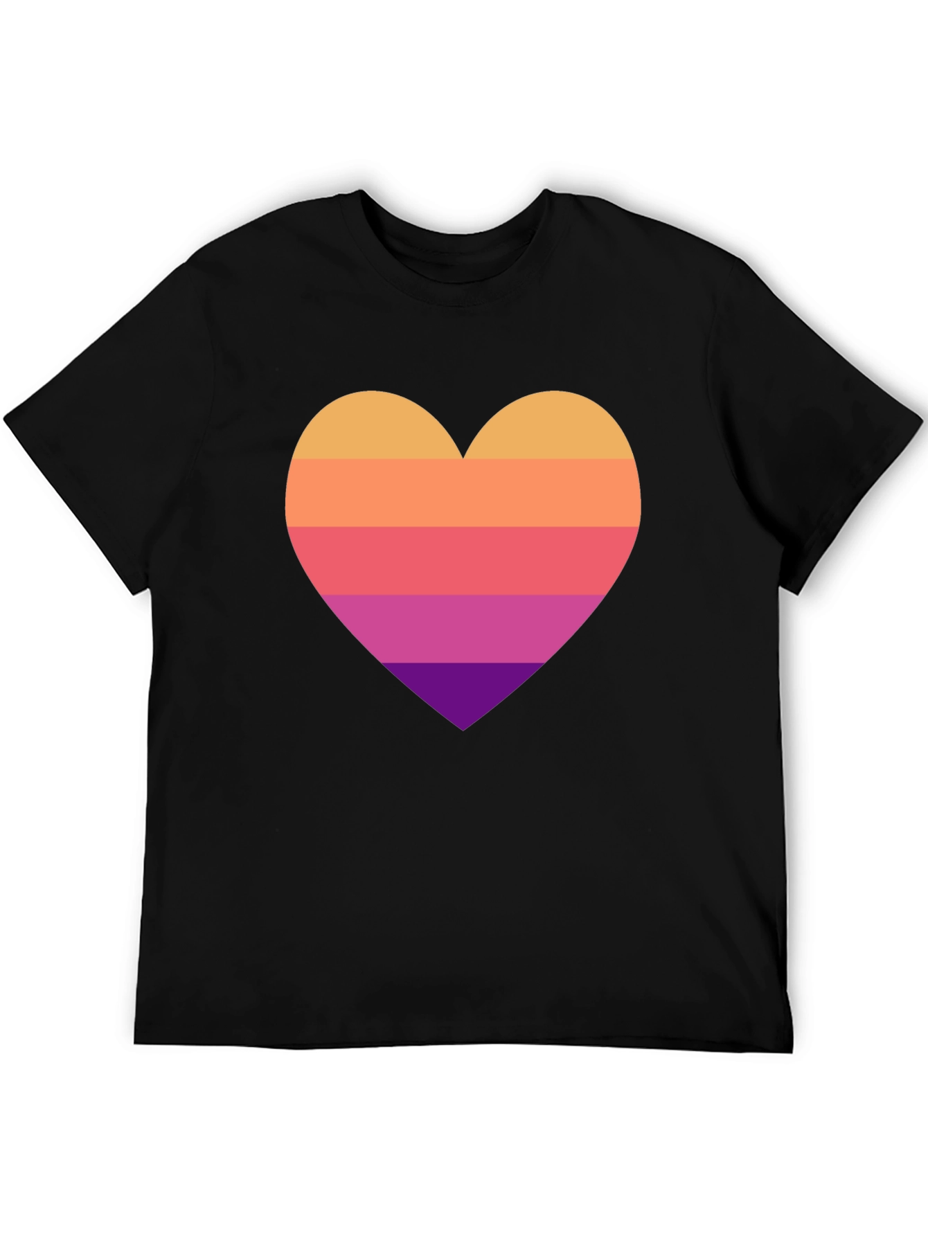 Retro Heart Graphic Tee - Stylish Comfort