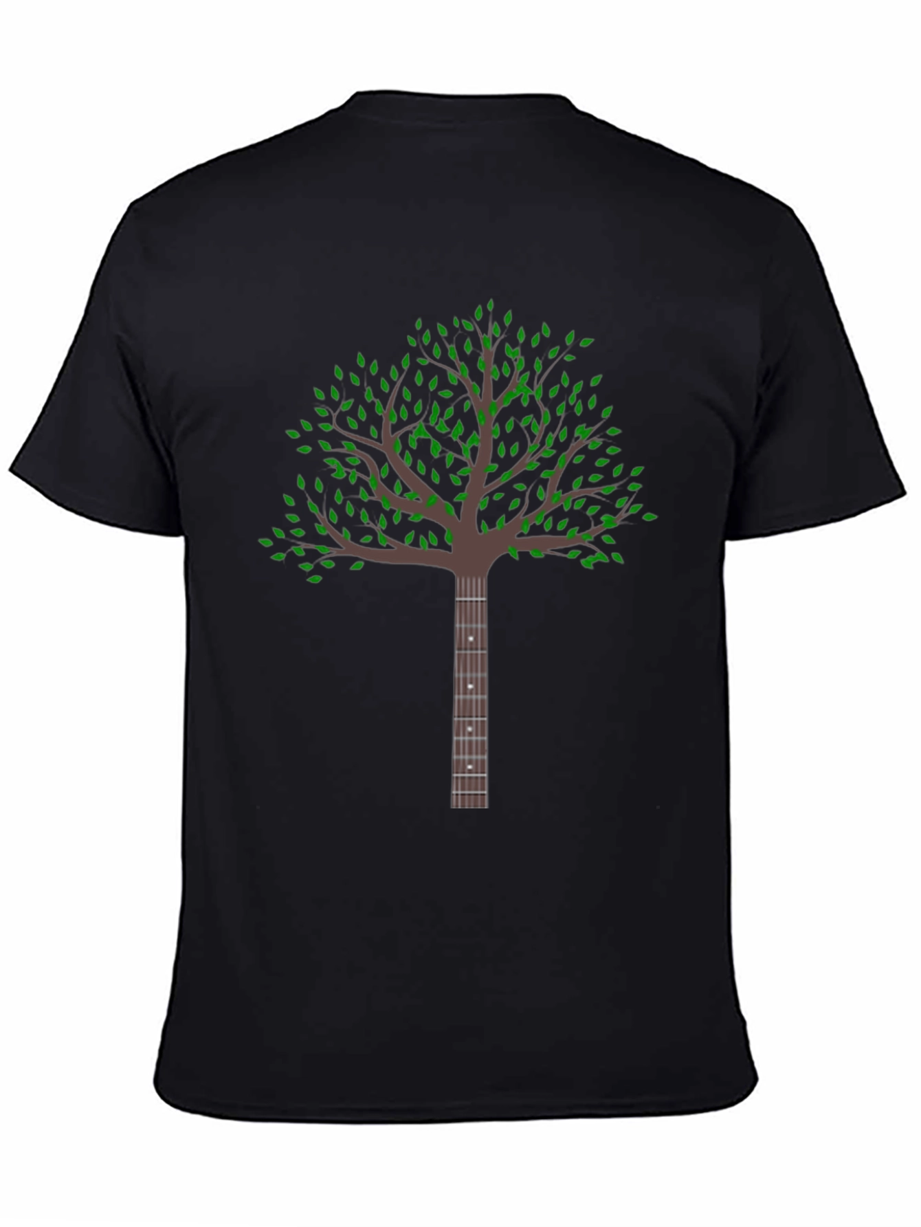 Guitar Tree Black Graphic Tee