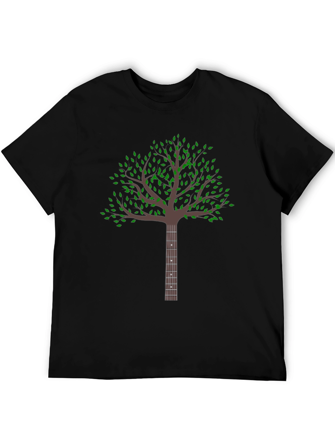 Guitar Tree Black Graphic Tee