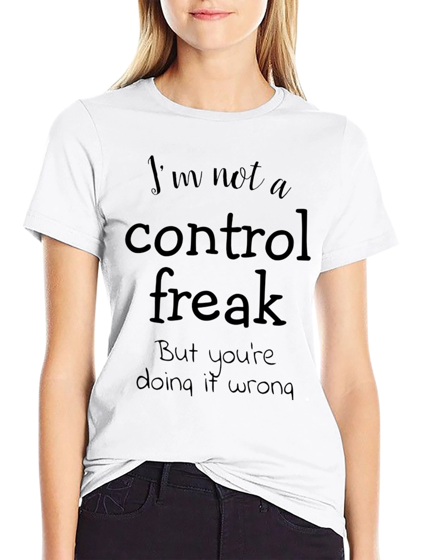 Funny Not A Control Freak Graphic T-Shirt