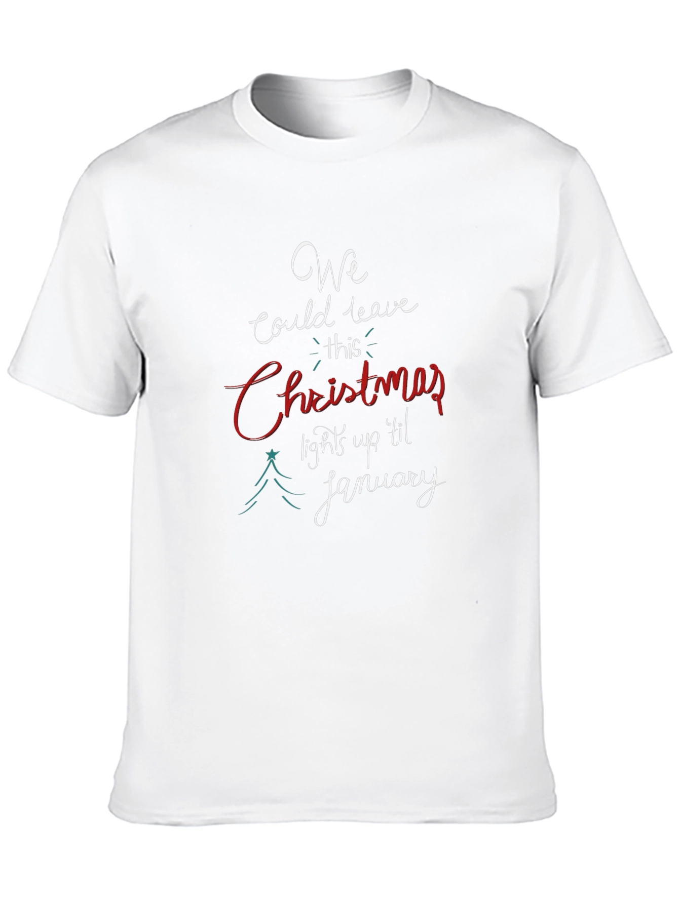 Festive Christmas Lights Tee
