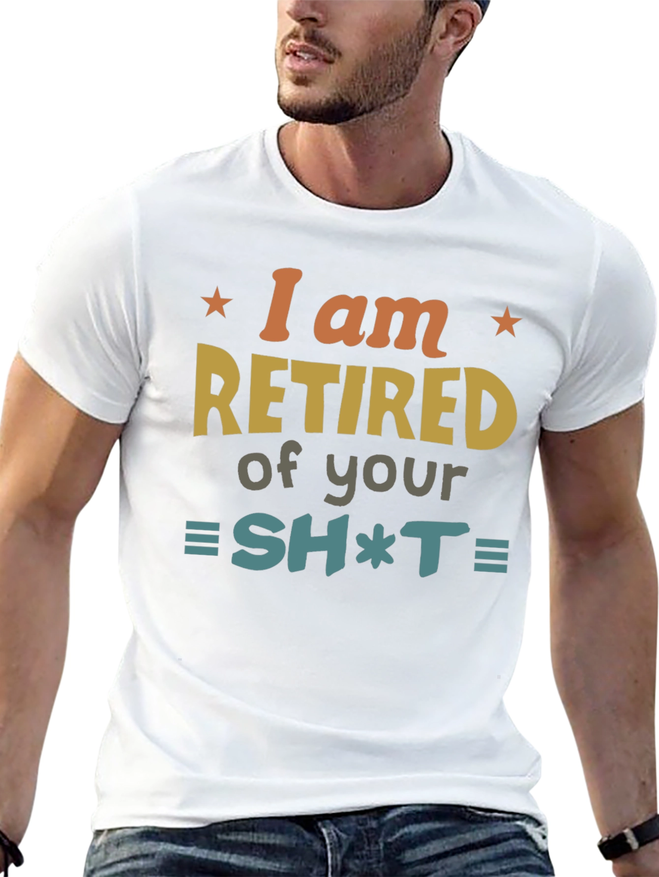 Retired Graphic Tee - Sarcastic Humor Shirt