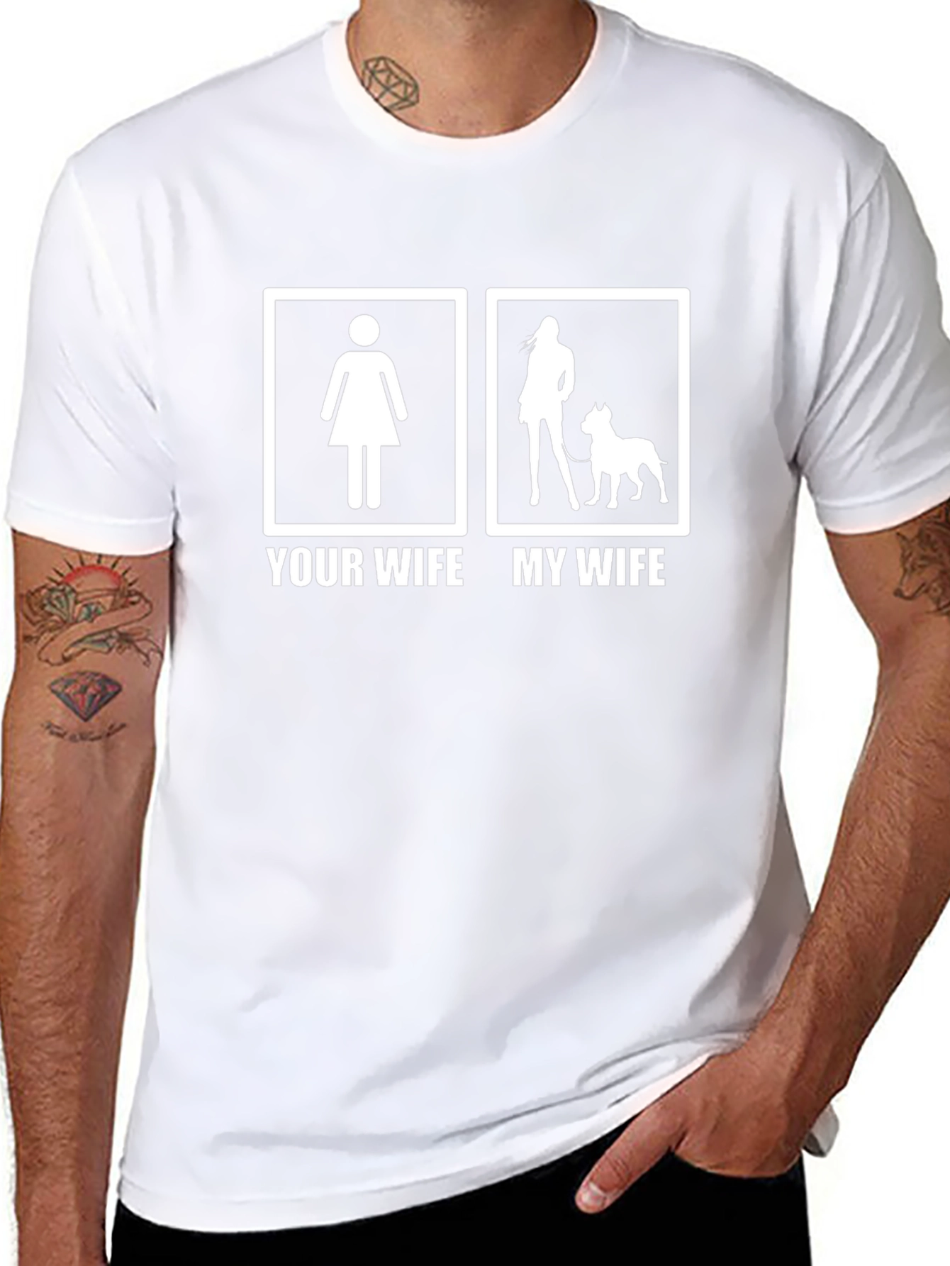 Humorous Your Wife / My Wife Graphic Tee