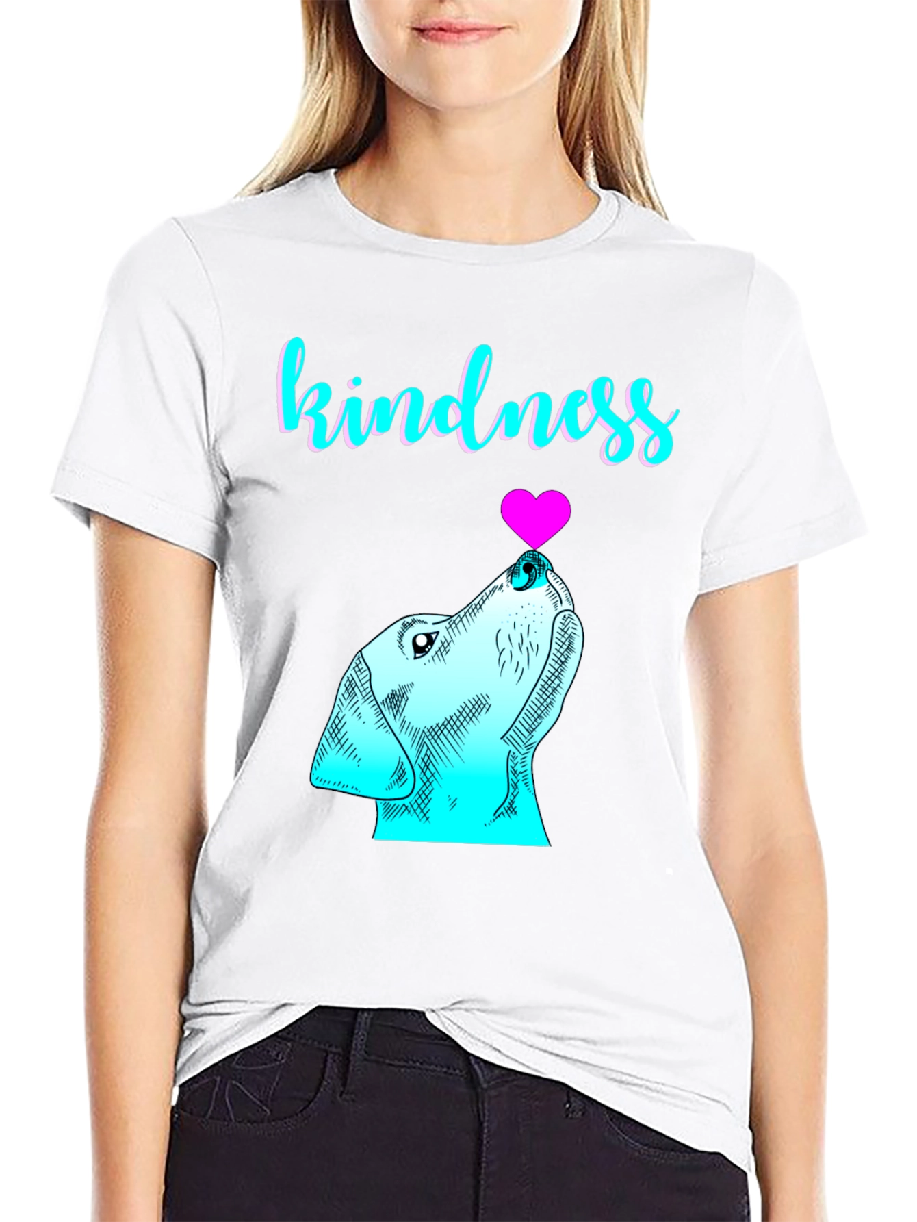 Kindness Dog Graphic Tee