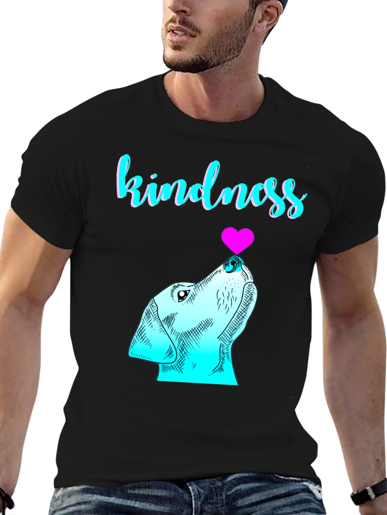 Kindness Dog Graphic Tee
