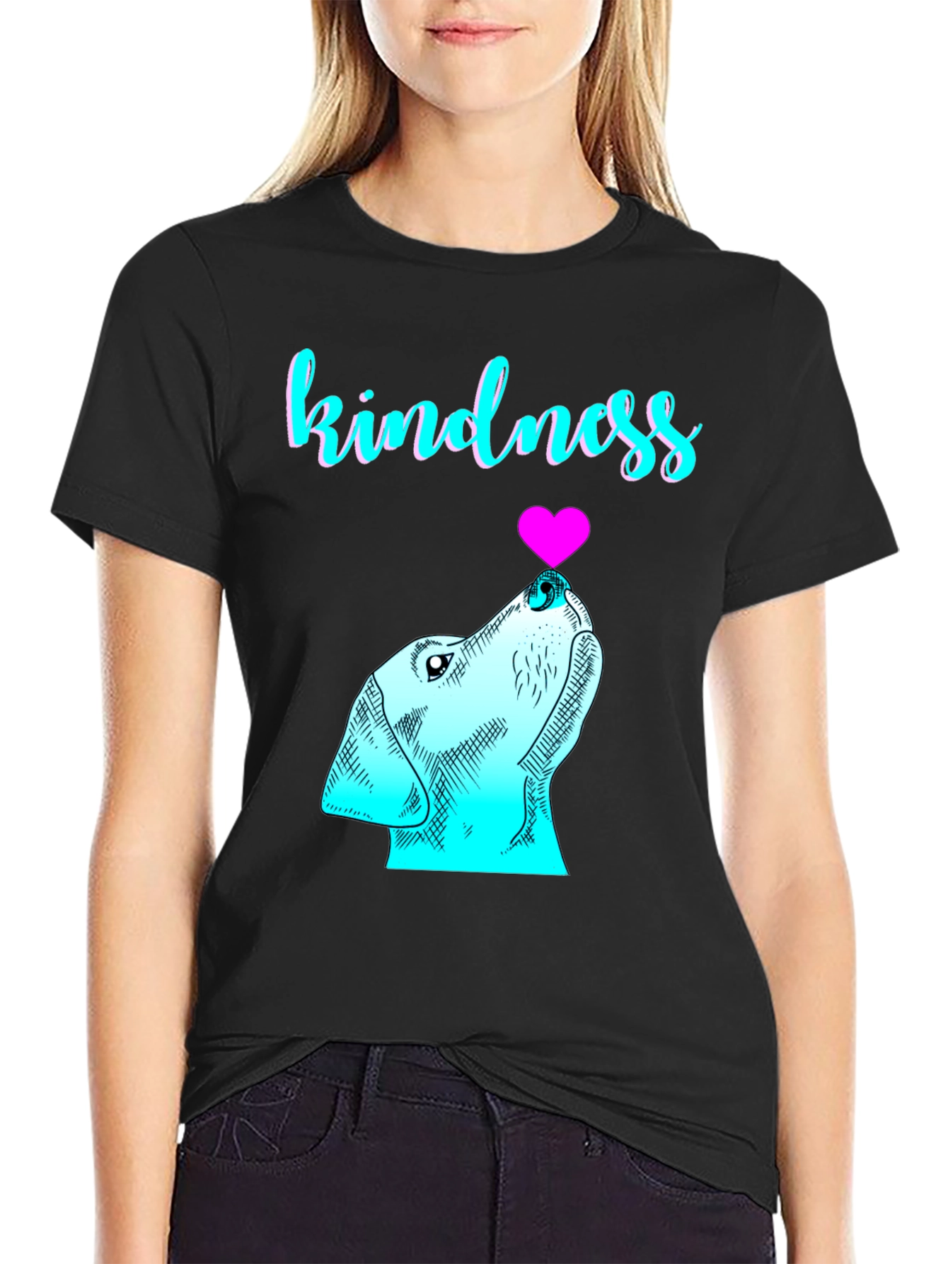 Kindness Dog Graphic Tee