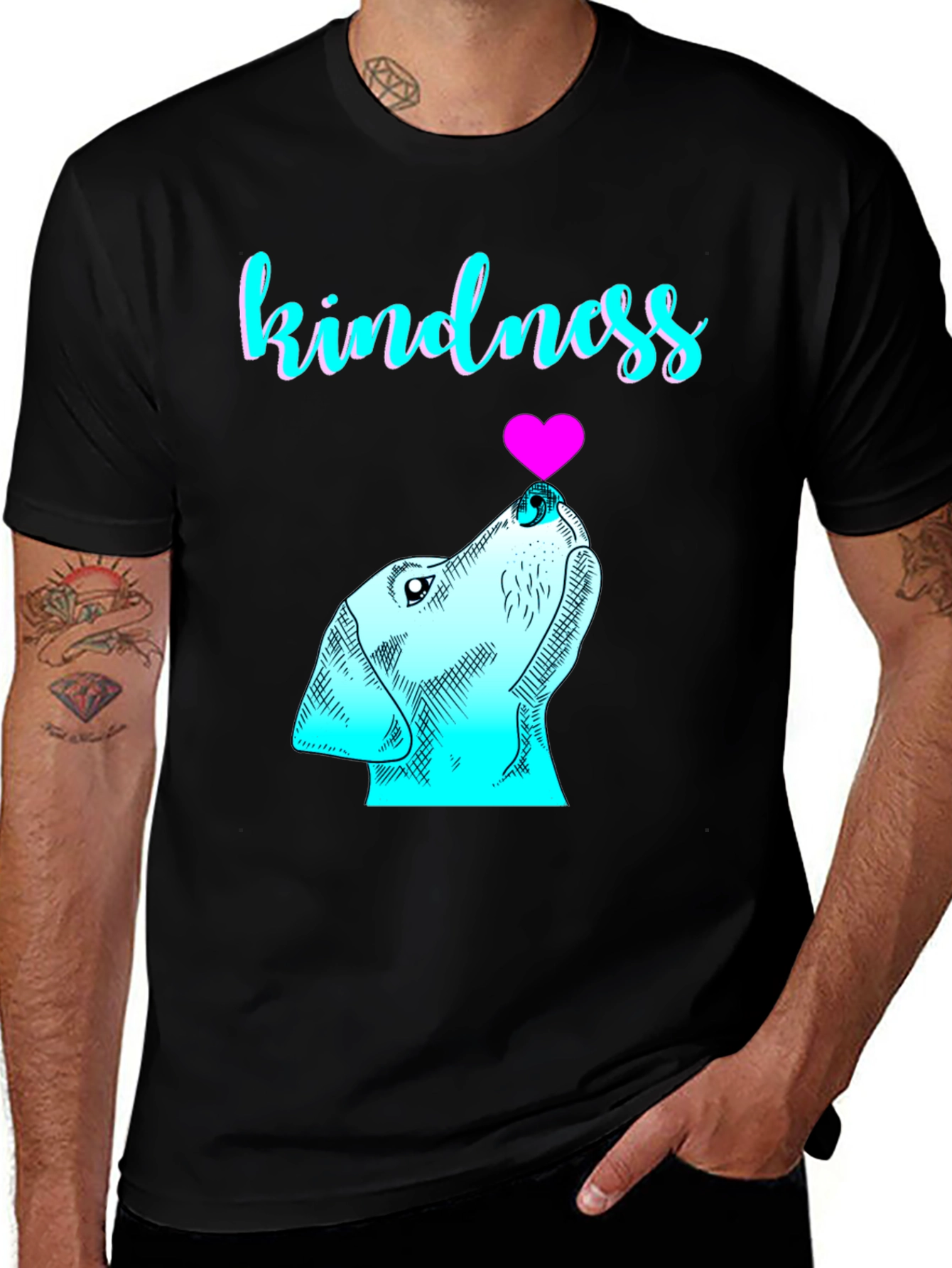 Kindness Dog Graphic Tee
