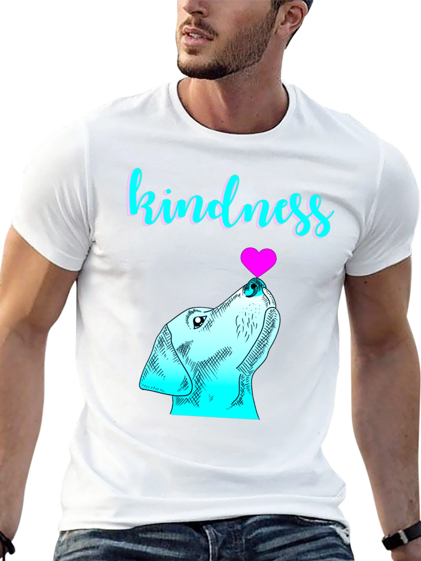 Kindness Dog Graphic Tee
