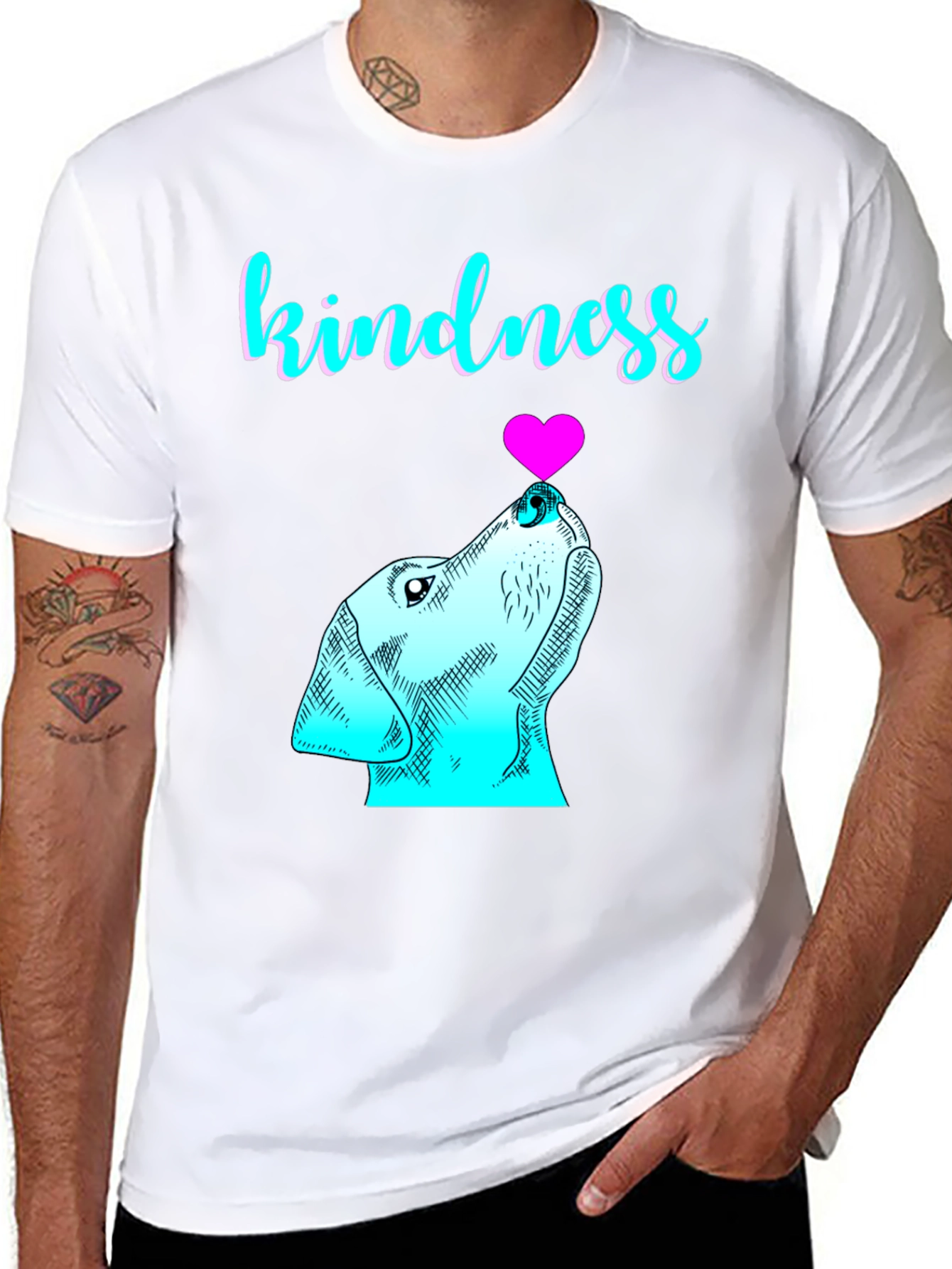 Kindness Dog Graphic Tee