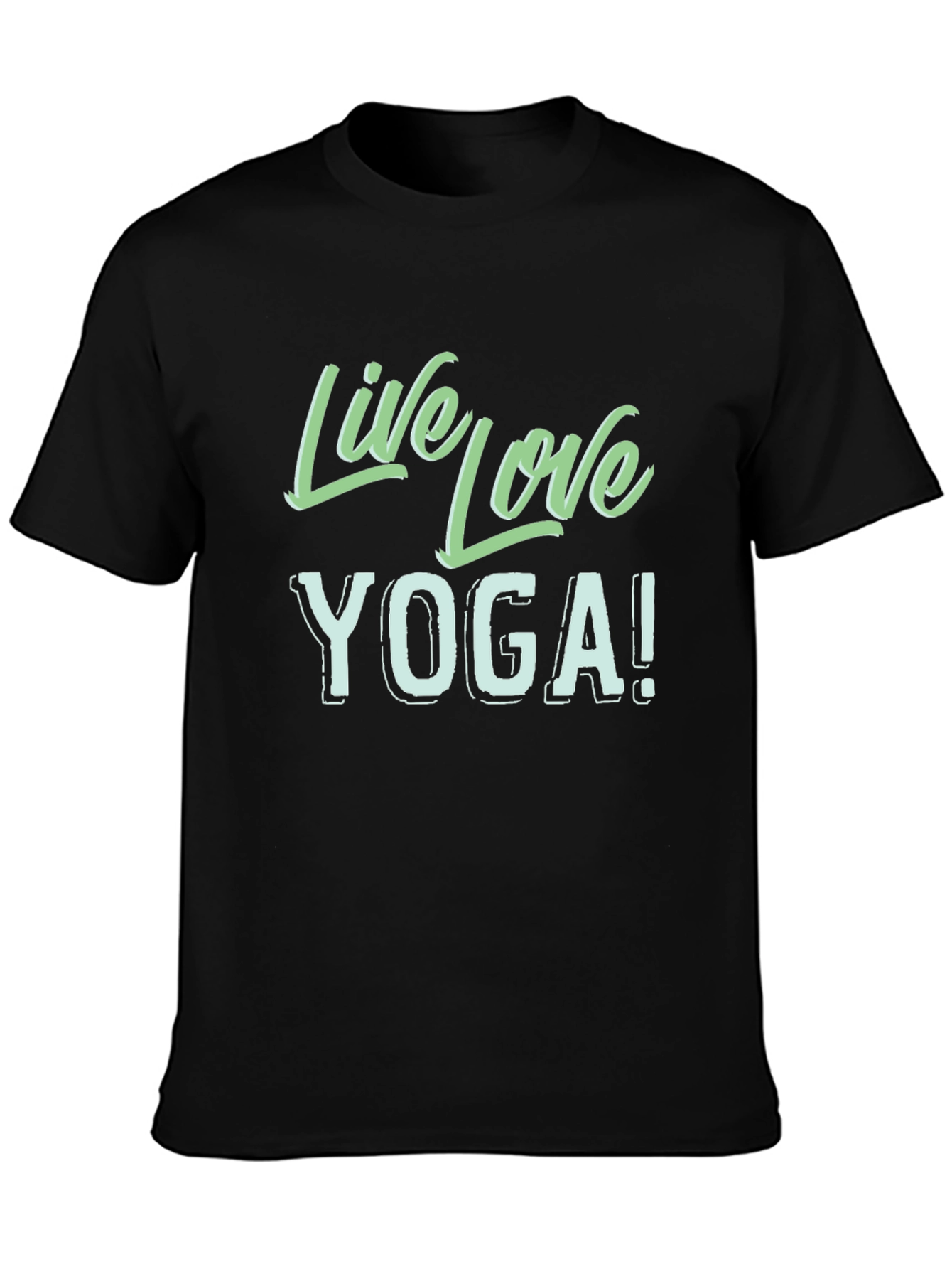 Live Love Yoga Black T-Shirt