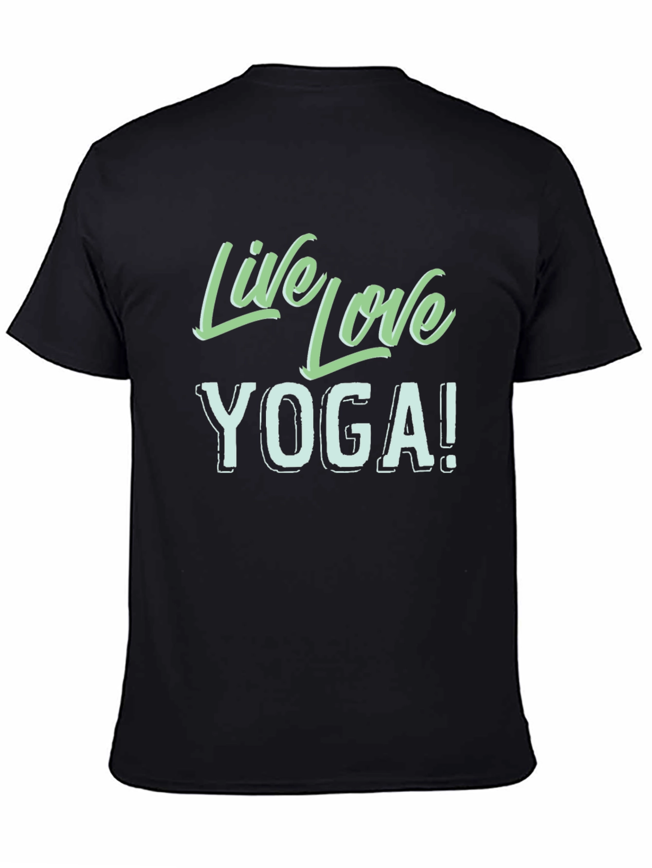 Live Love Yoga Black T-Shirt