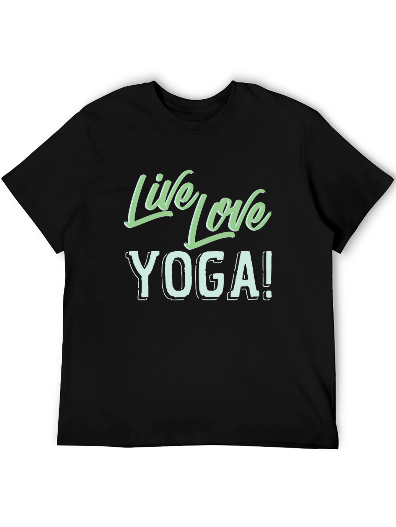 Live Love Yoga Black T-Shirt