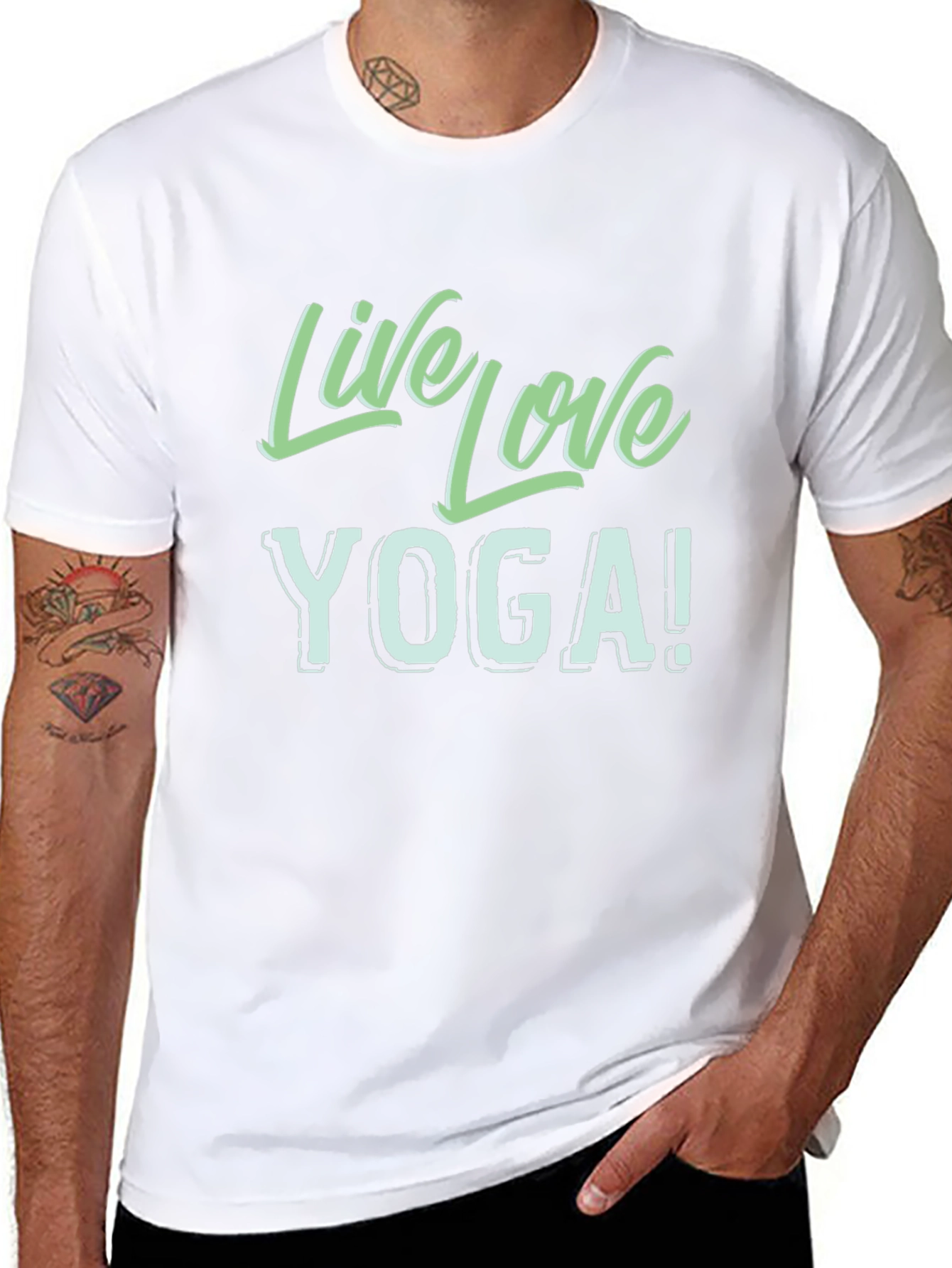 Live Love Yoga Black T-Shirt