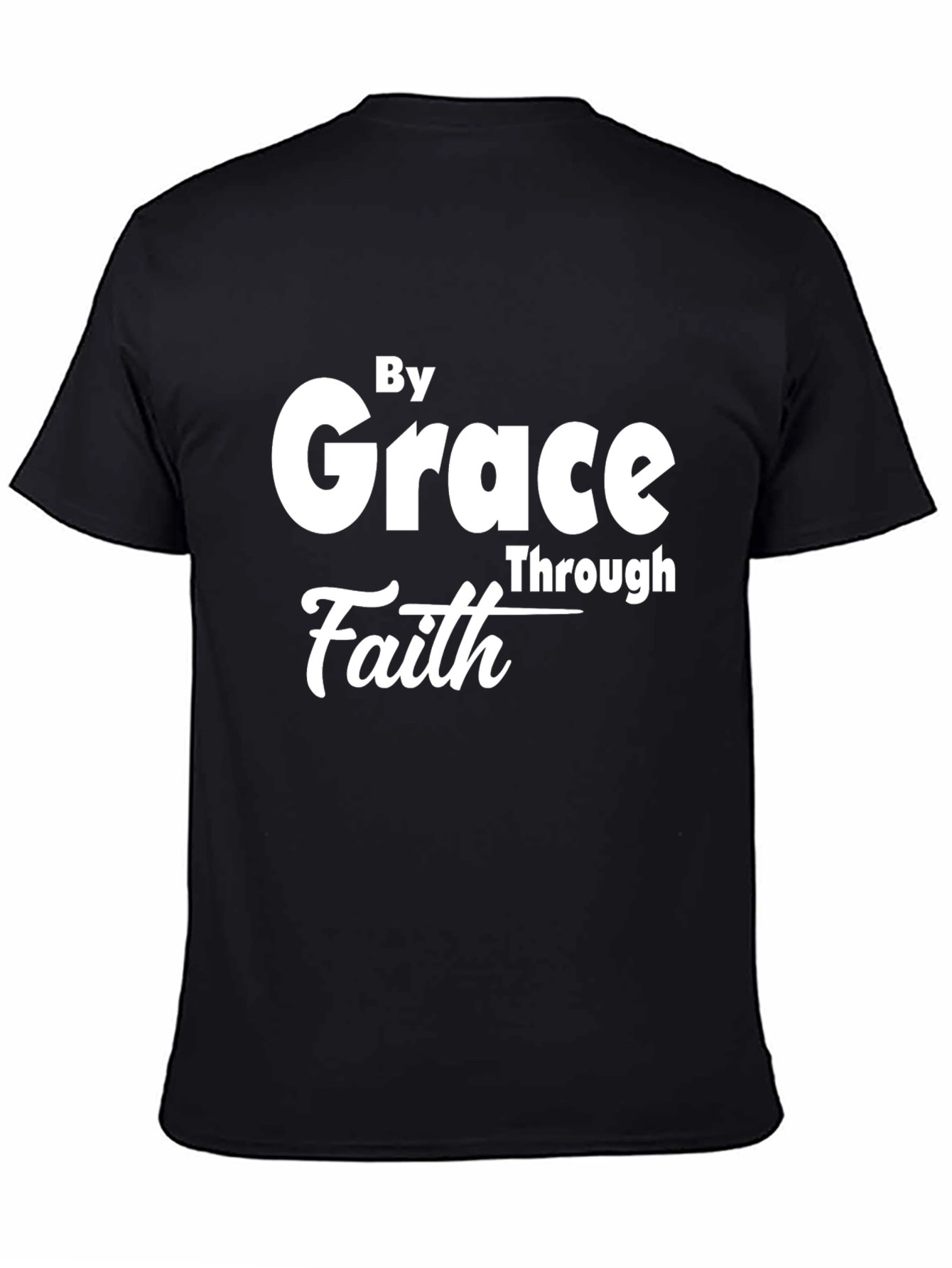 Grace Through Faith Black T-Shirt