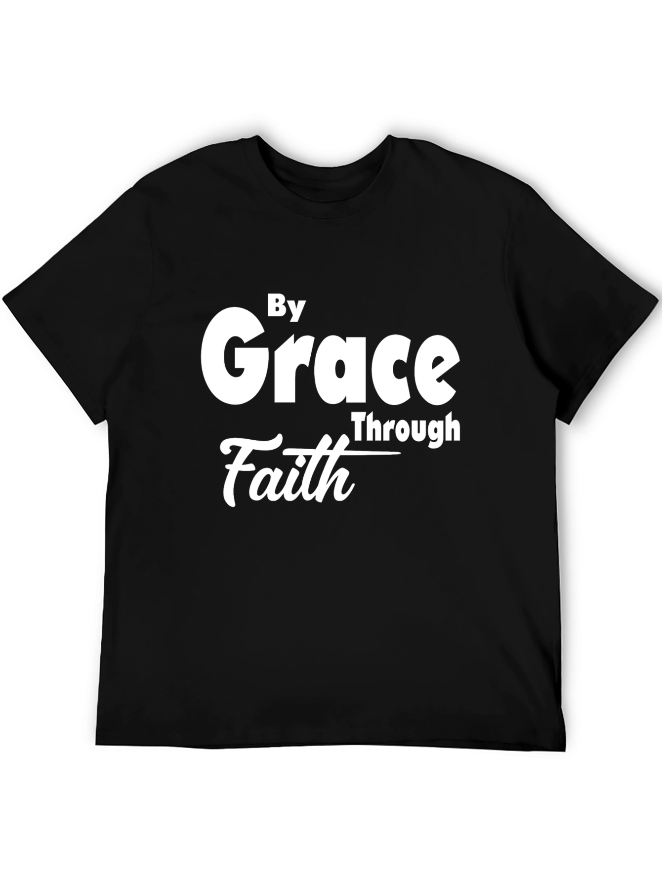 Grace Through Faith Black T-Shirt
