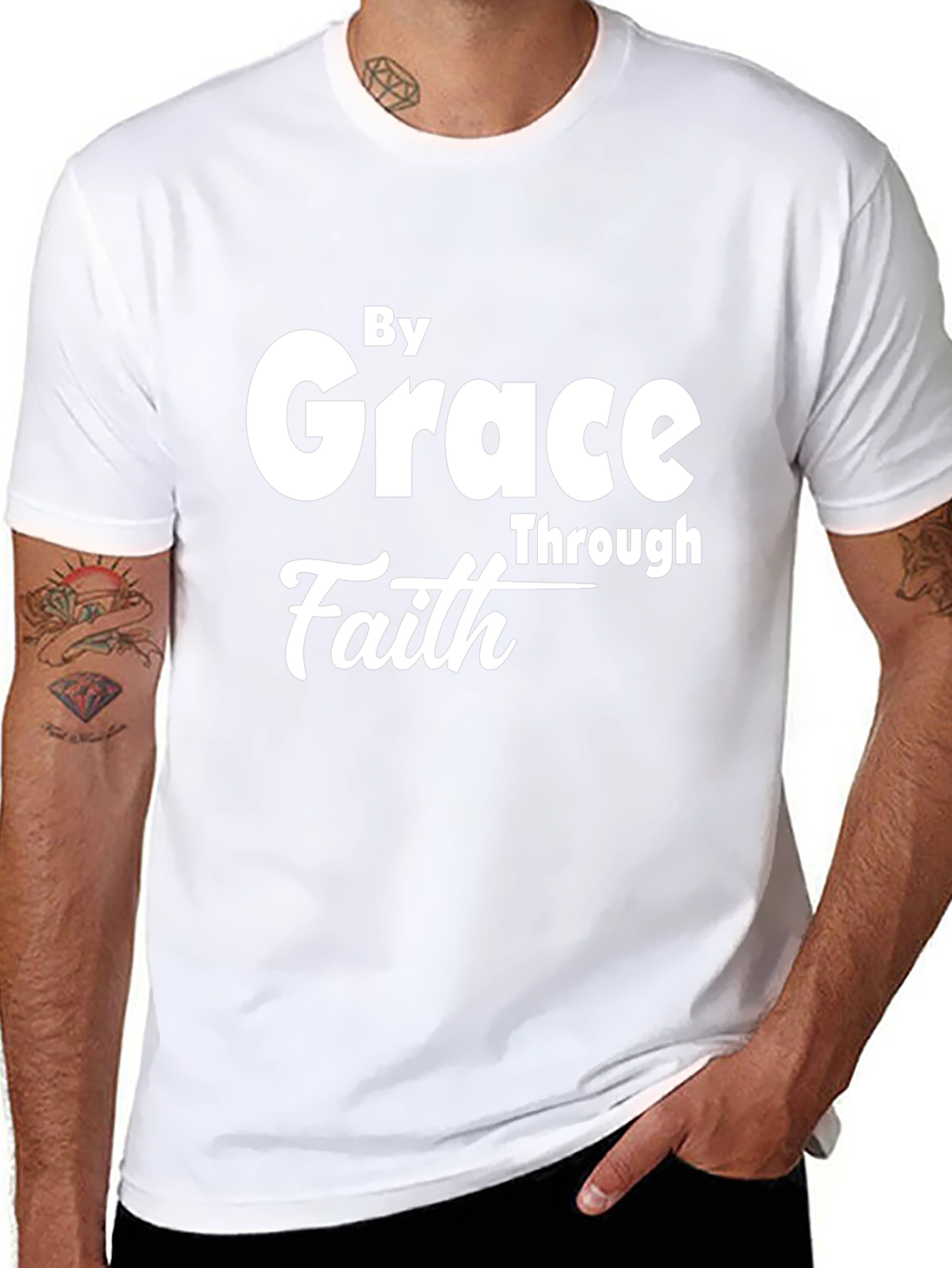 Grace Through Faith Black T-Shirt