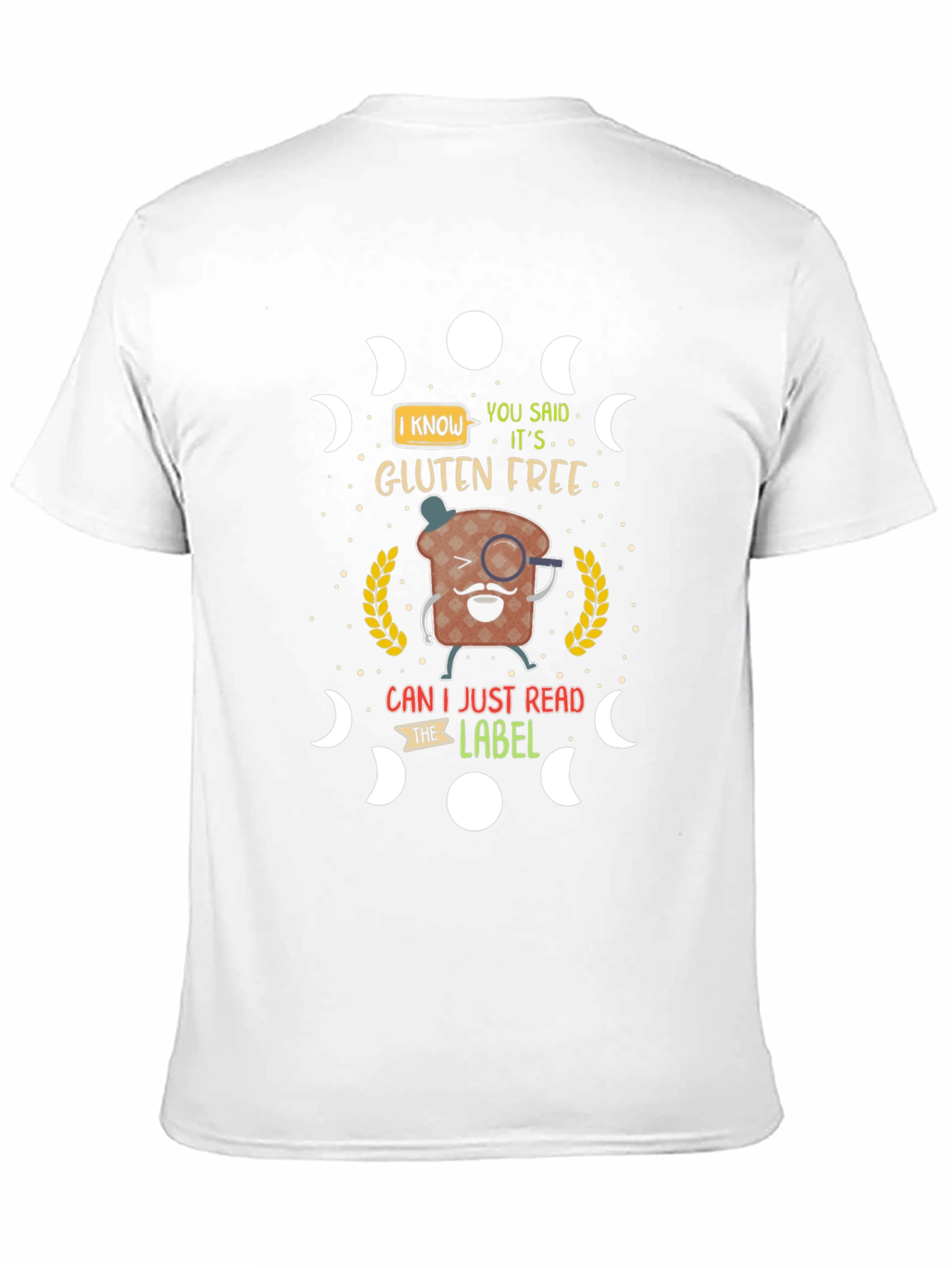 Gluten-Free Humor T-Shirt Funny Foodie Tee